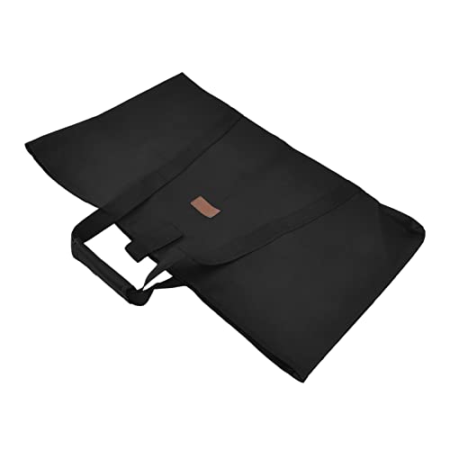 Foldable Black Oxford Cloth Picnic Table Storage Bag for Outdoor Camping, Picnic, BBQ & Beach - EATC Waterproof Dining Table Organizer with Carry Handle