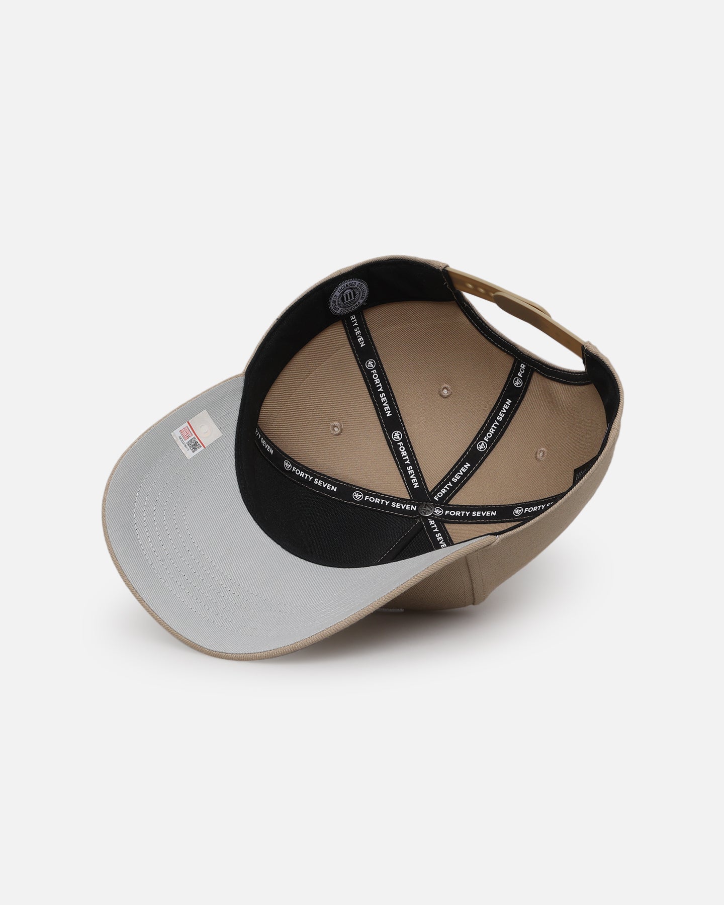 47 Brand Texas Longhorns MVP DT Snapback Hat - Khaki/White Adjustable Baseball Cap for Men & Women - Perfect for Game Day, Sports Events and Casual Outfits