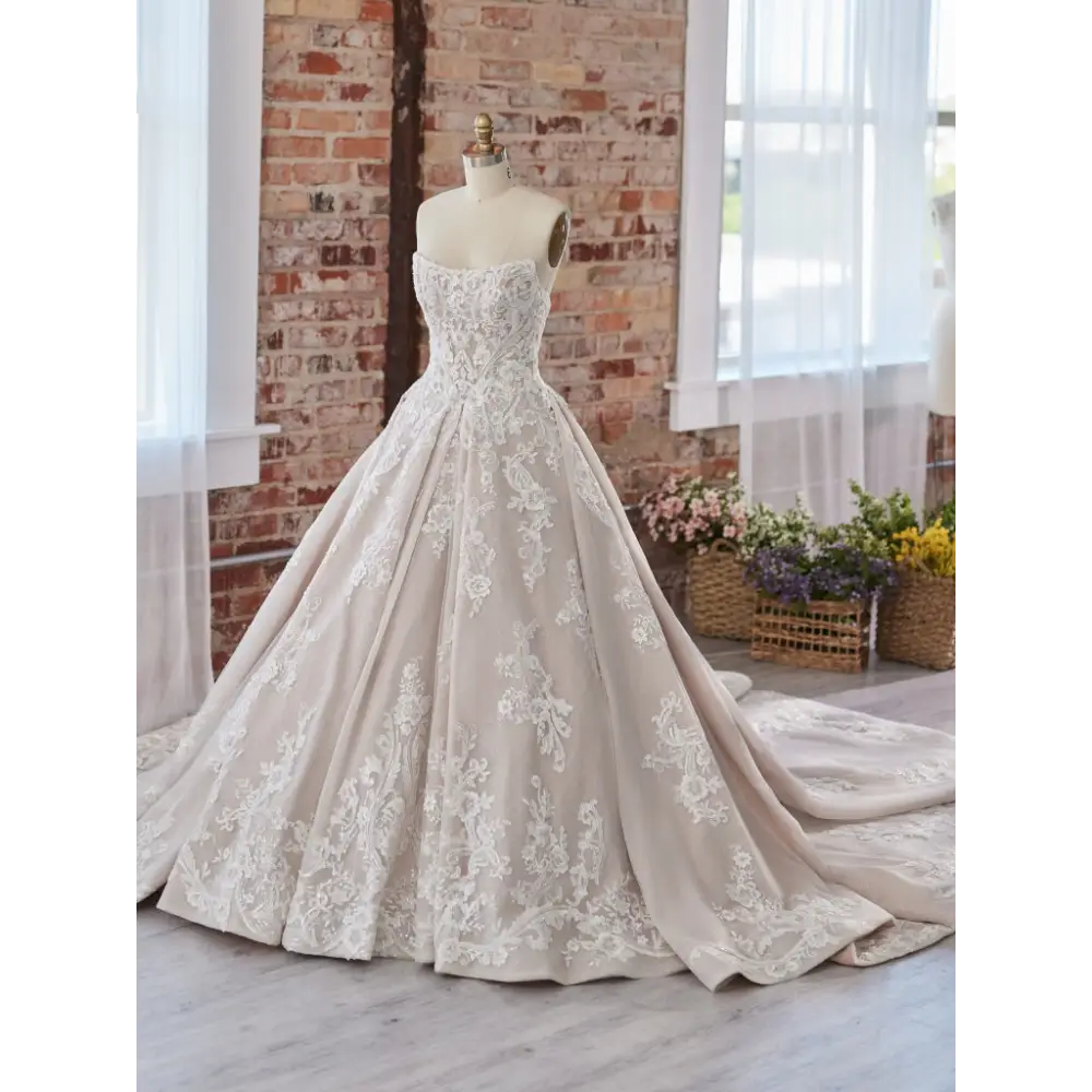 Norvinia by Sottero and Midgley | Elegant Wedding Dress for Brides | Perfect for Church Ceremonies, Beach Weddings & Formal Receptions