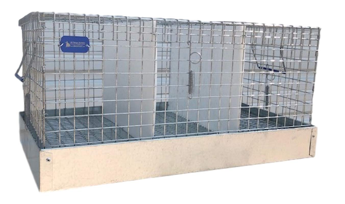 Premium Rabbit Carrier Cage - 3-Hole Design (18x30x16 Inches) for Small Pets, Travel & Vet Visits - Durable Pet Transport for Rabbits, Guinea Pigs & Small Animals