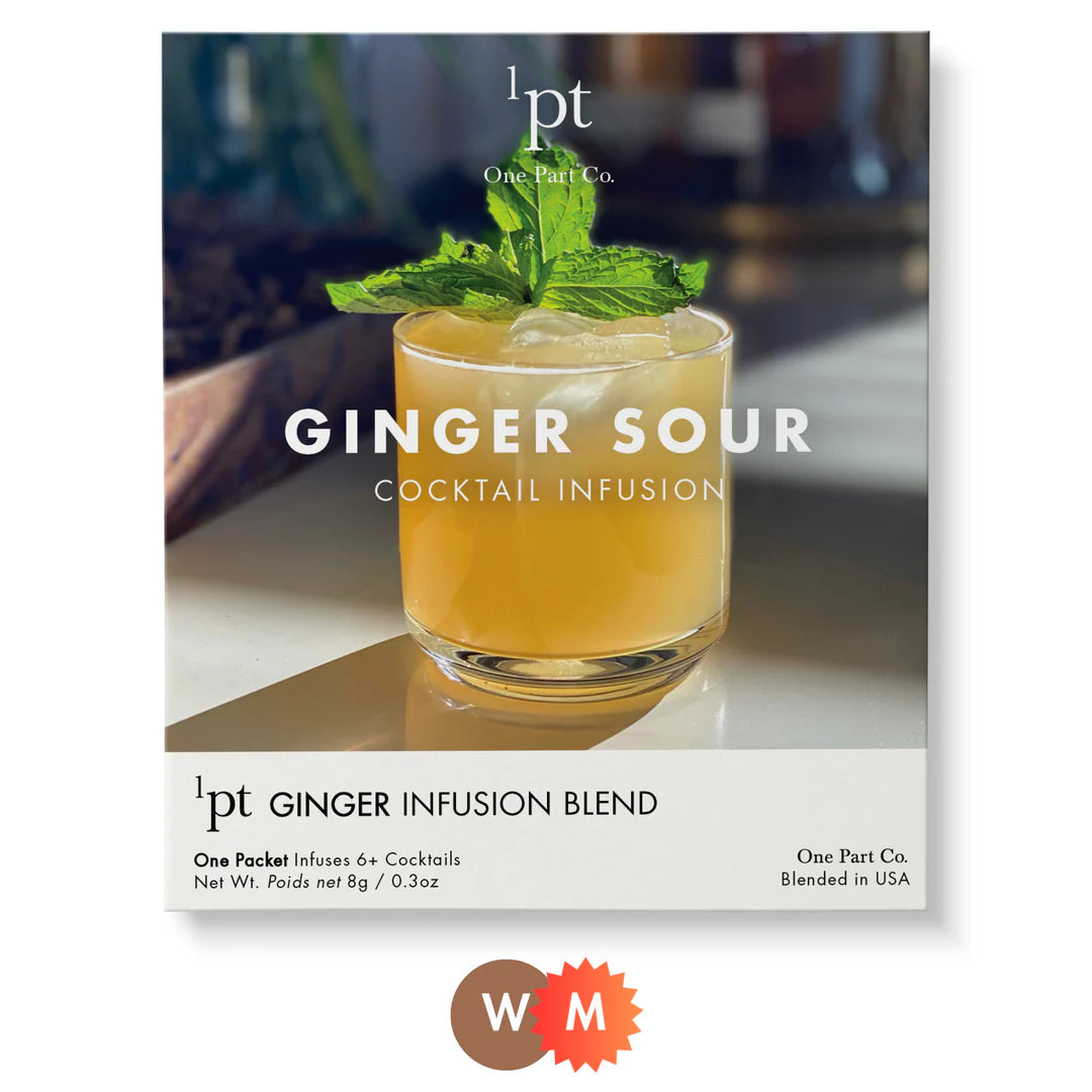1 PT Cocktail Infusions - Premium Ginger Sour Mix for Craft Cocktails | Perfect for Moscow Mule, Whiskey Sour & Home Bar Mixology