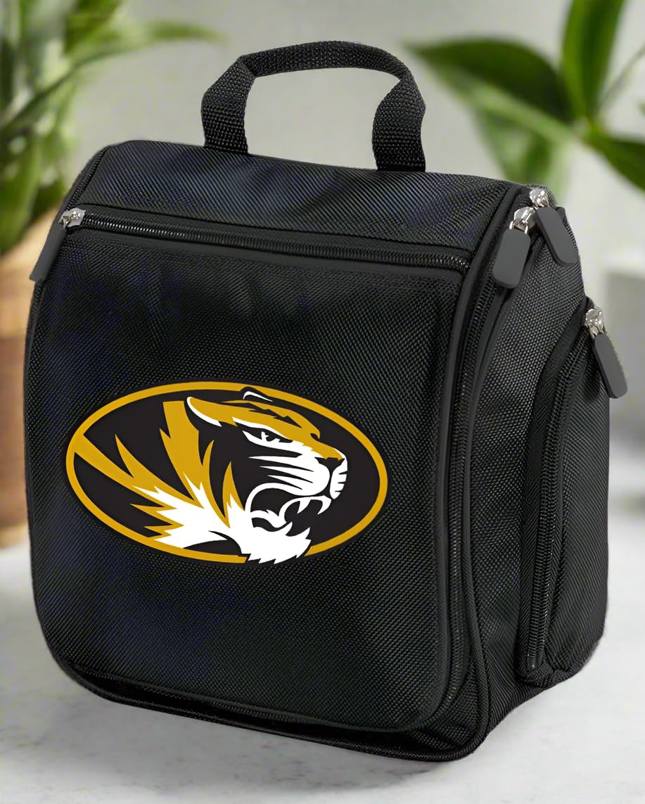 University of Missouri Toiletry Bag - Hanging Travel Organizer for Shaving Kit & Toiletries | Perfect for Mizzou Students, Travelers & Gym Enthusiasts