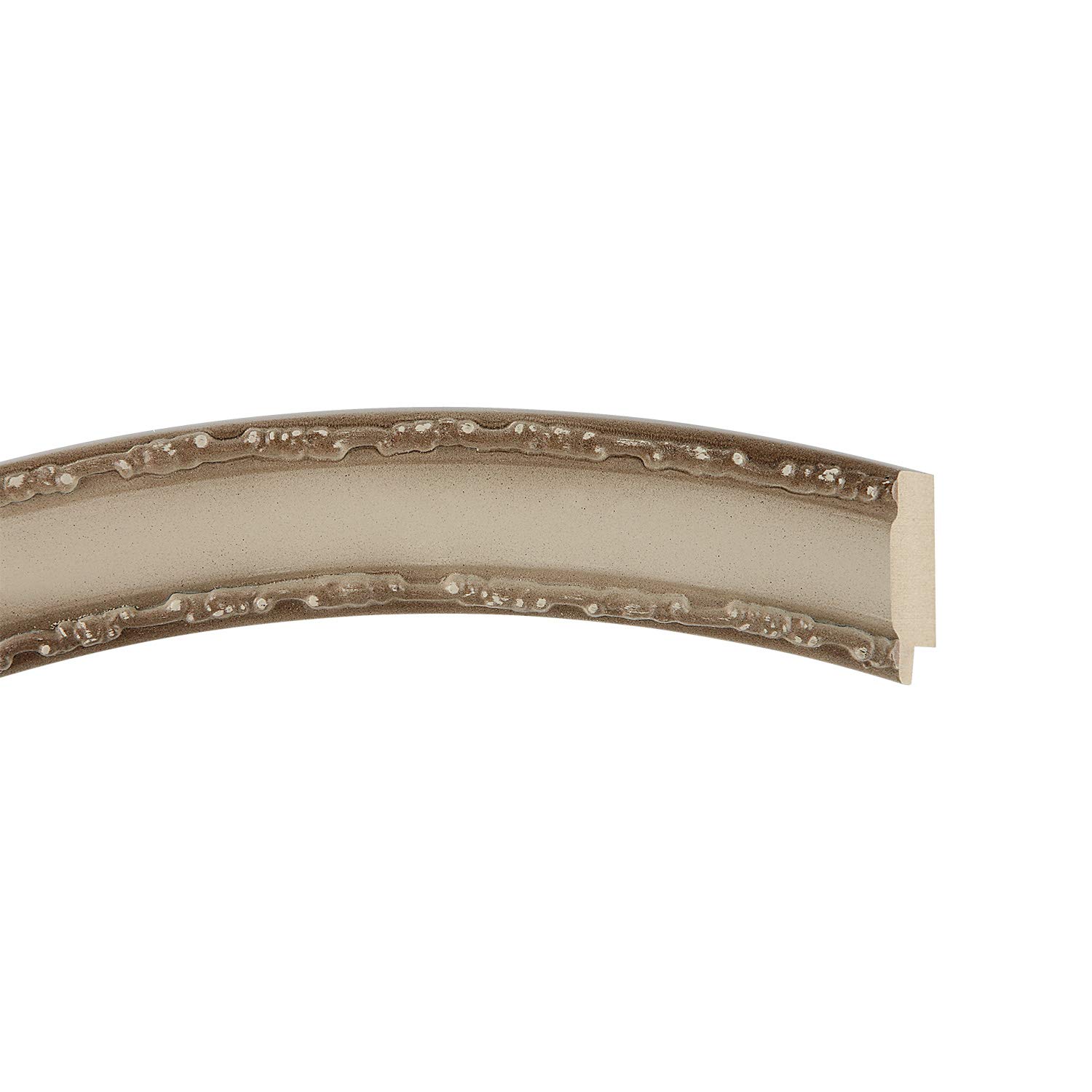Monticello Style Rectangle Beveled Wall Mirror - Taupe 22x28 Inches - Elegant Home Decor for Living Room, Bedroom & Entryway