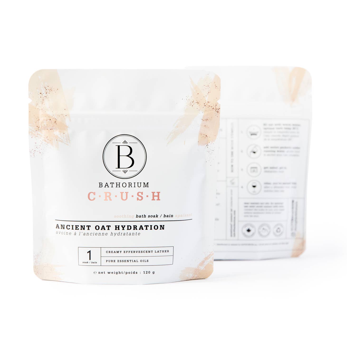 Ancient Oat Hydration Crush Bath Soak - Organic Oatmeal Bath for Dry Skin Relief, Eczema & Sensitive Skin Care - Relaxing Spa Treatment for Stress Relief & Better Sleep