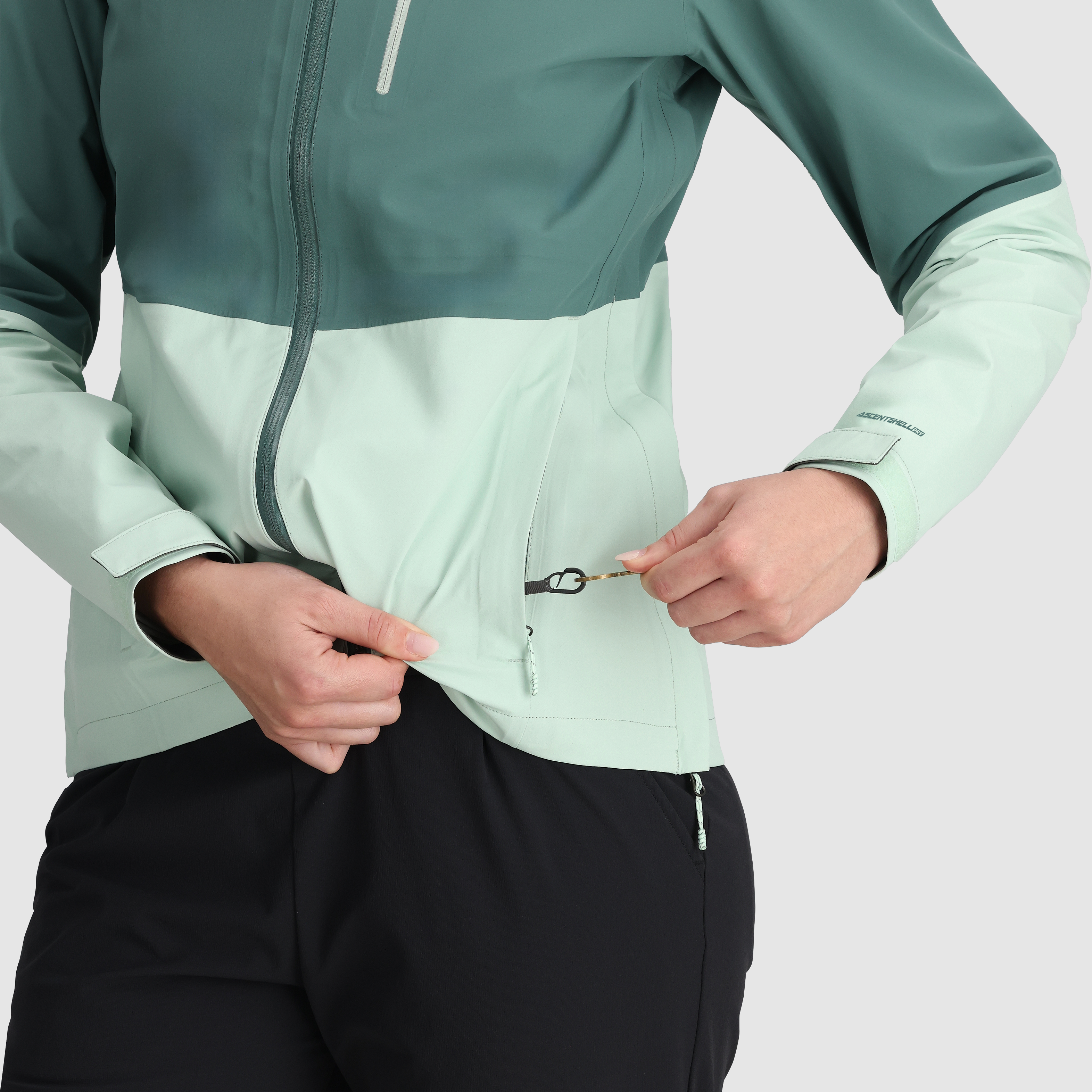 Women's Waterproof 3L Aspire Rain Jacket - Lightweight Windproof Outdoor Hiking & Travel Raincoat for All Seasons