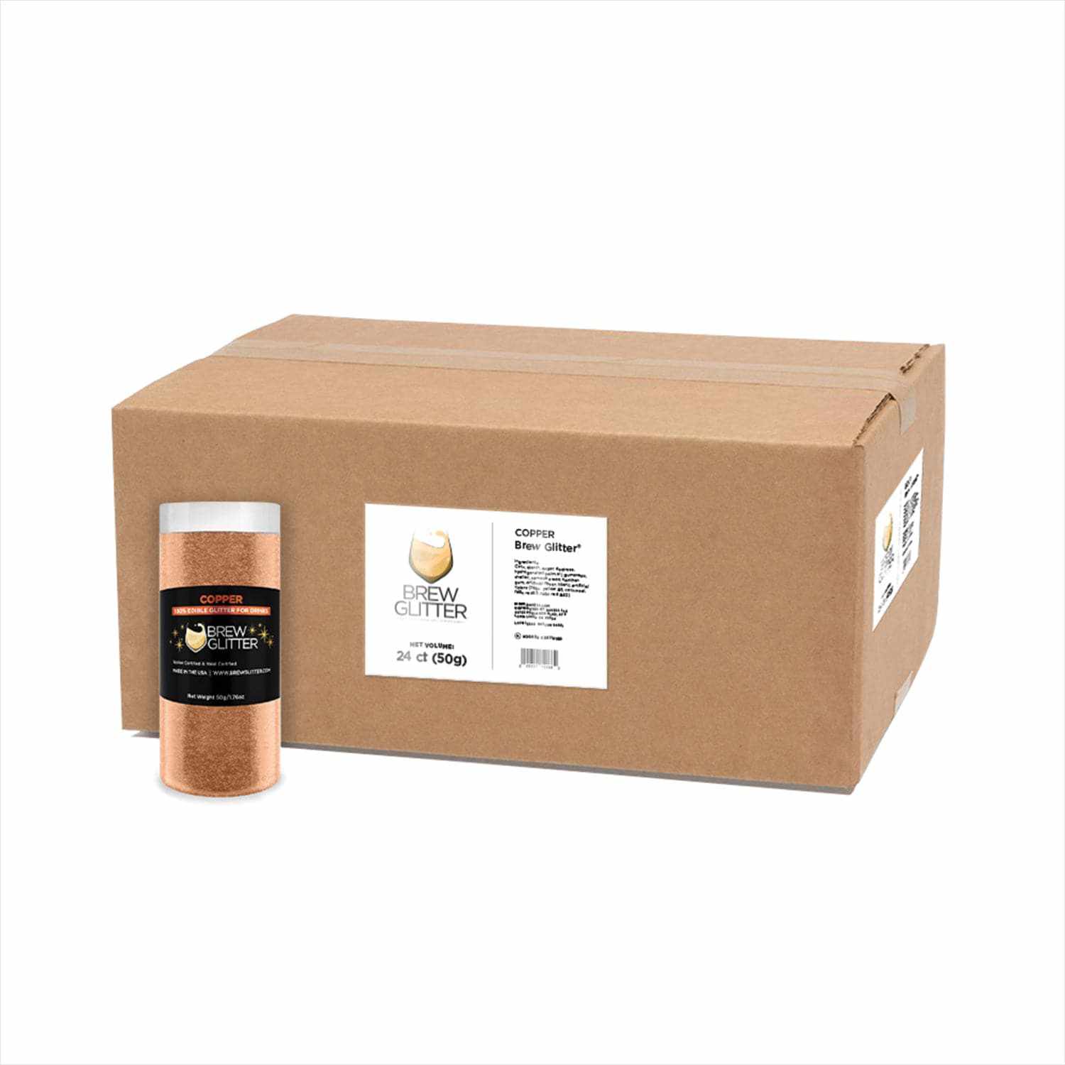 Premium Copper Glitter for Brewing & Crafting – Bulk Wholesale Supplies for Beer Making, DIY Projects & Home Decor