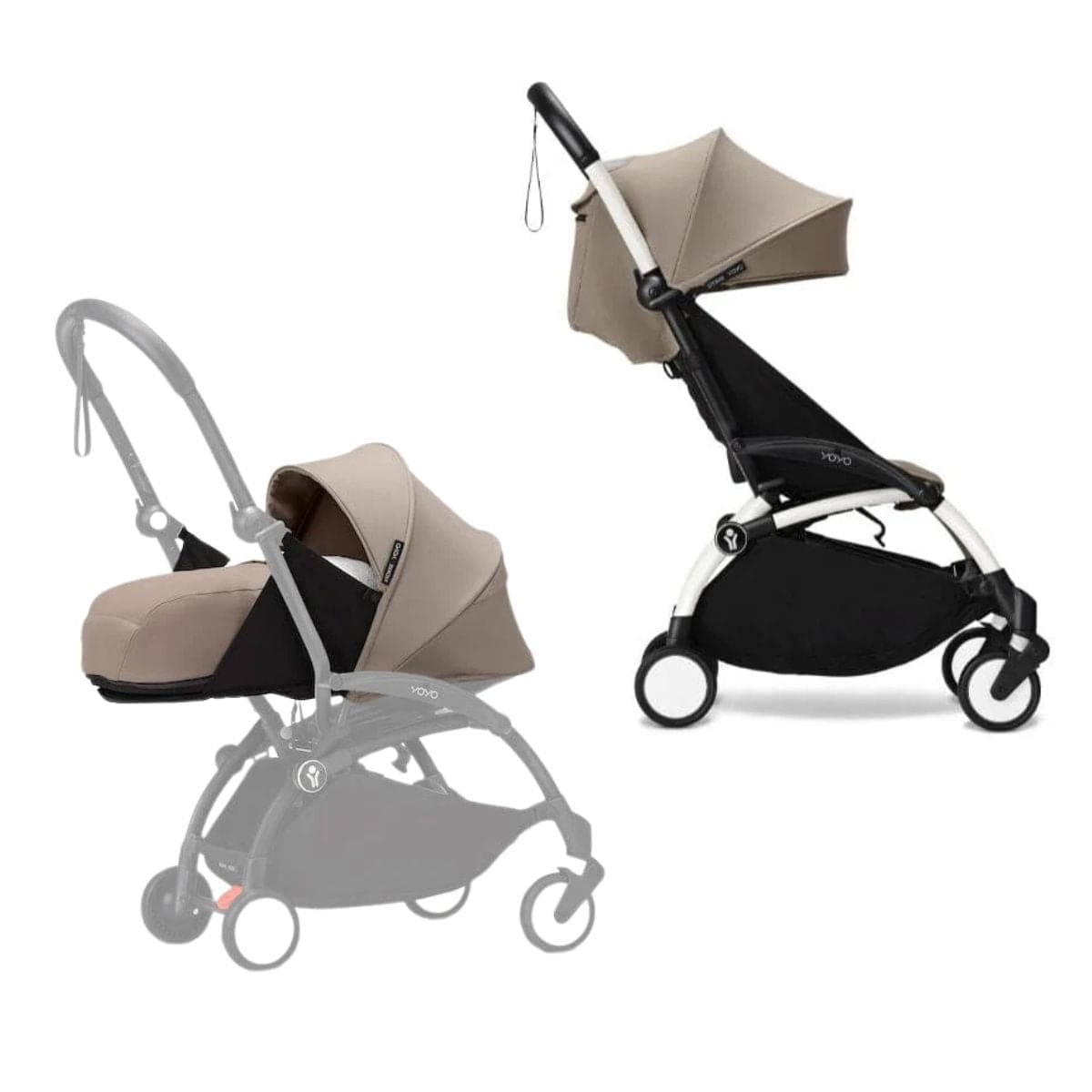 Stokke YOYO3 0+ & 6+ Complete Baby Stroller - Lightweight Travel Stroller for Newborns to Toddlers | Perfect for Air Travel, City Walks & Everyday Use