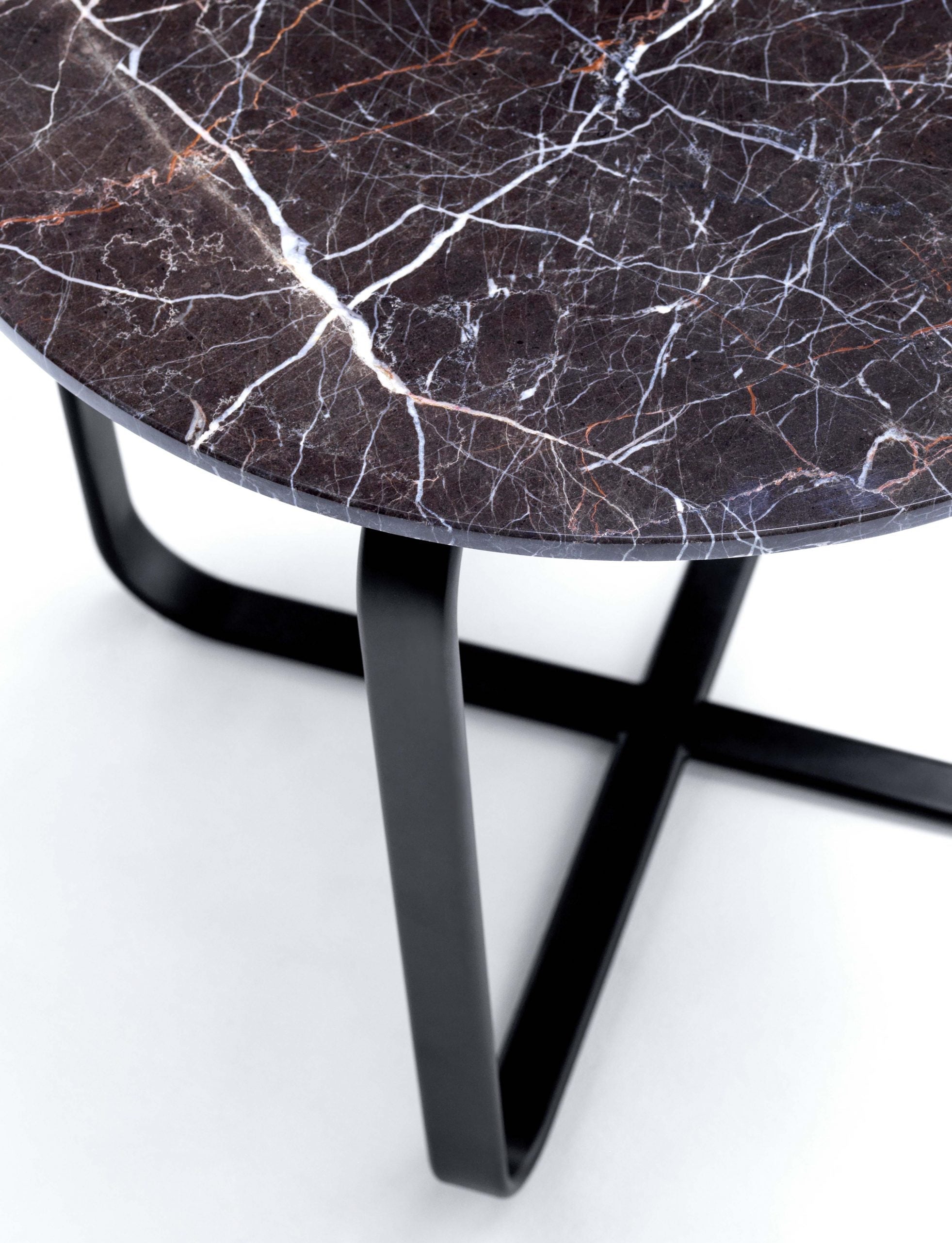 Fasem Mezze Small Round Table - Modern Minimalist Dining Table for Kitchen, Breakfast Nook & Small Spaces - Perfect for Apartments, Condos & Cozy Homes