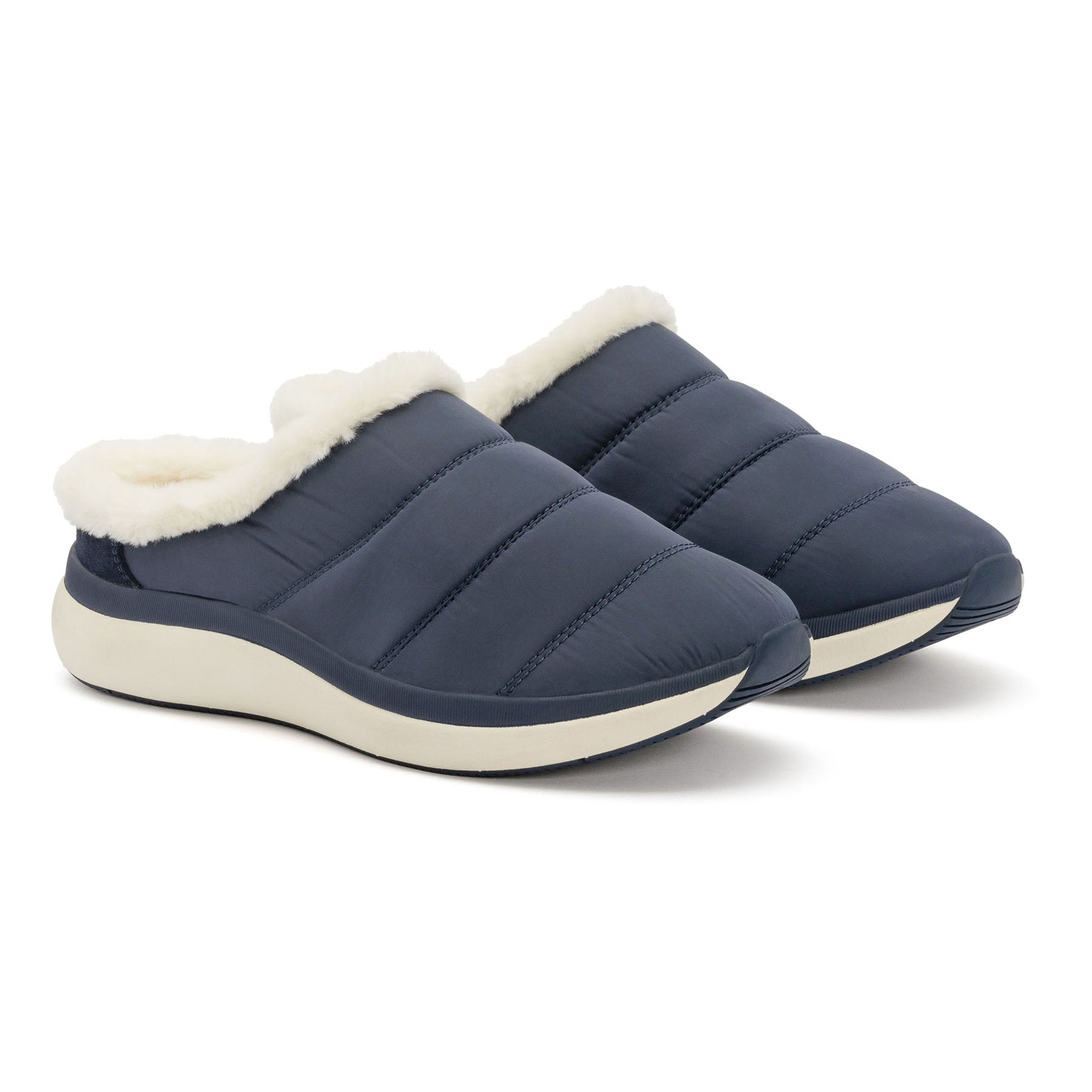 Abeo MXV Cruise Mule Slip-On Shoes for Men - Comfortable Navy Blue Loafers for Casual Wear, Work & Travel