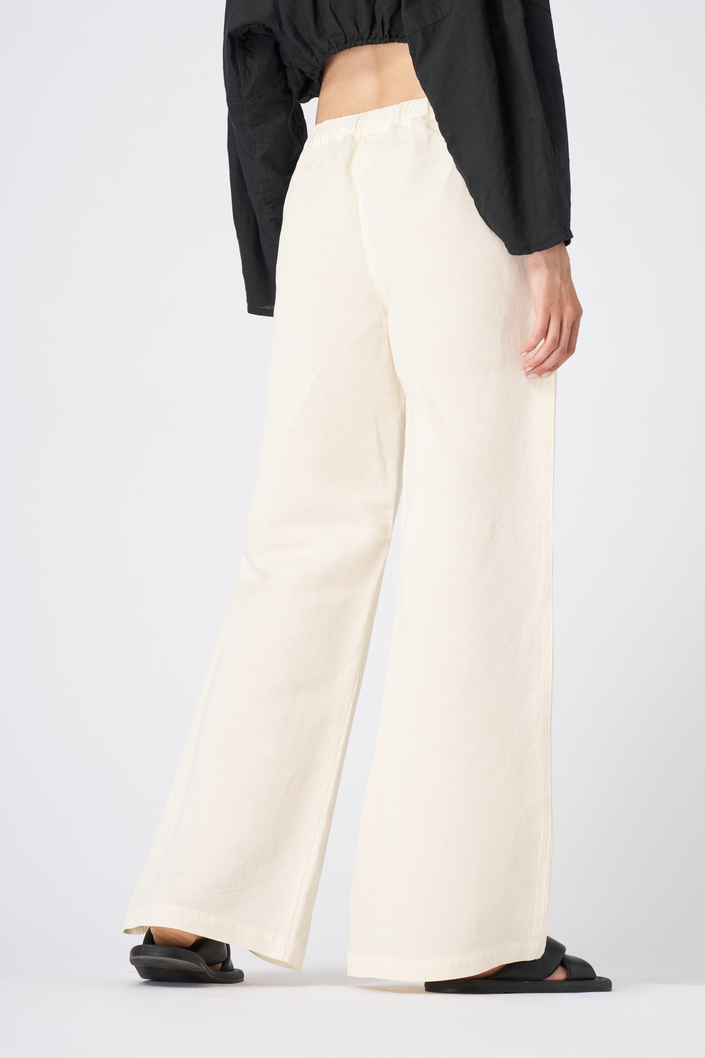 Breathable Wide Leg High Waisted Linen Pants for Women - Summer Casual & Office Wear - Comfortable Loose Fit Trousers for Travel, Beach, and Everyday Outfits