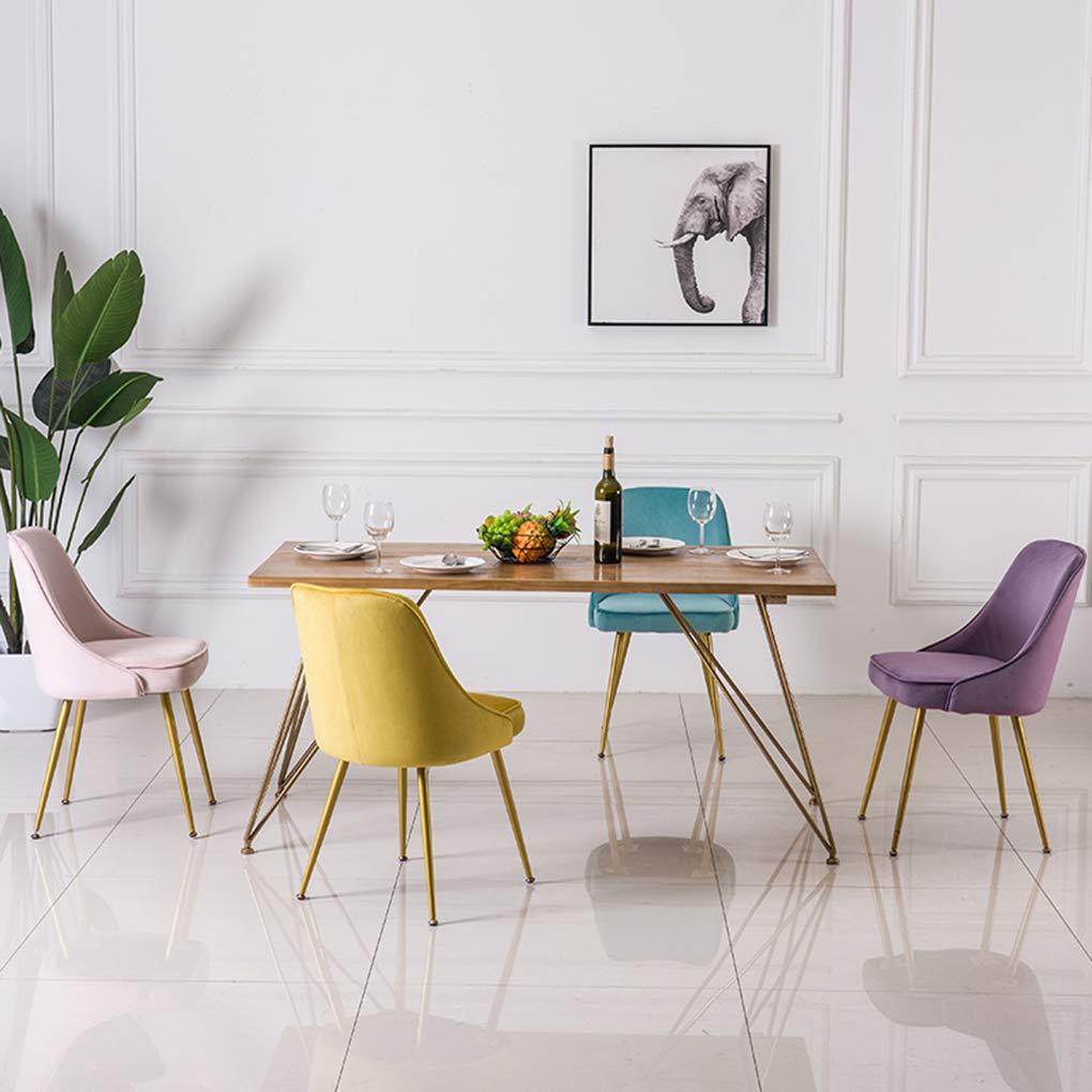 Ergonomic Steel Frame Dining Chair - Adjustable Angle Modern Side Chair for Kitchen, Cafe, Office & Vanity | Perfect for Dining, Makeup, Leisure & Workspaces