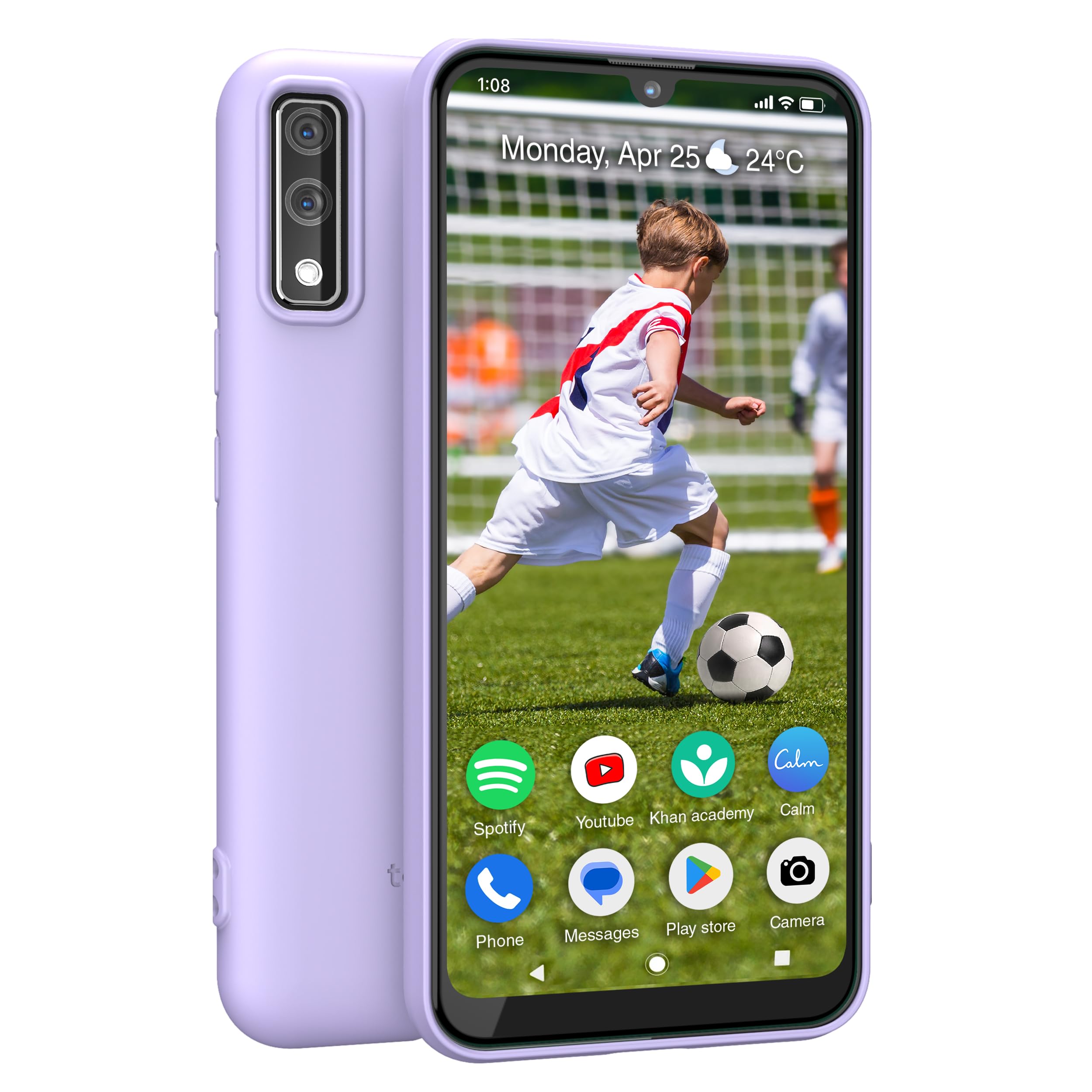 Teracube Thrive 64GB Kids Smartphone with Parental Controls - GPS Tracker, Screen Time Management, Spam Blocker | Safe Phone for Teens & Children | Perfect for School, Travel & Family Communication (Monthly Plan Required)