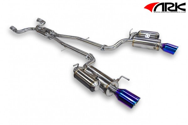 2007-2013 Infiniti G35 G37 Sedan Performance Exhaust System with Tecno Tips - Enhanced Sound & Power for Daily Driving & Racing