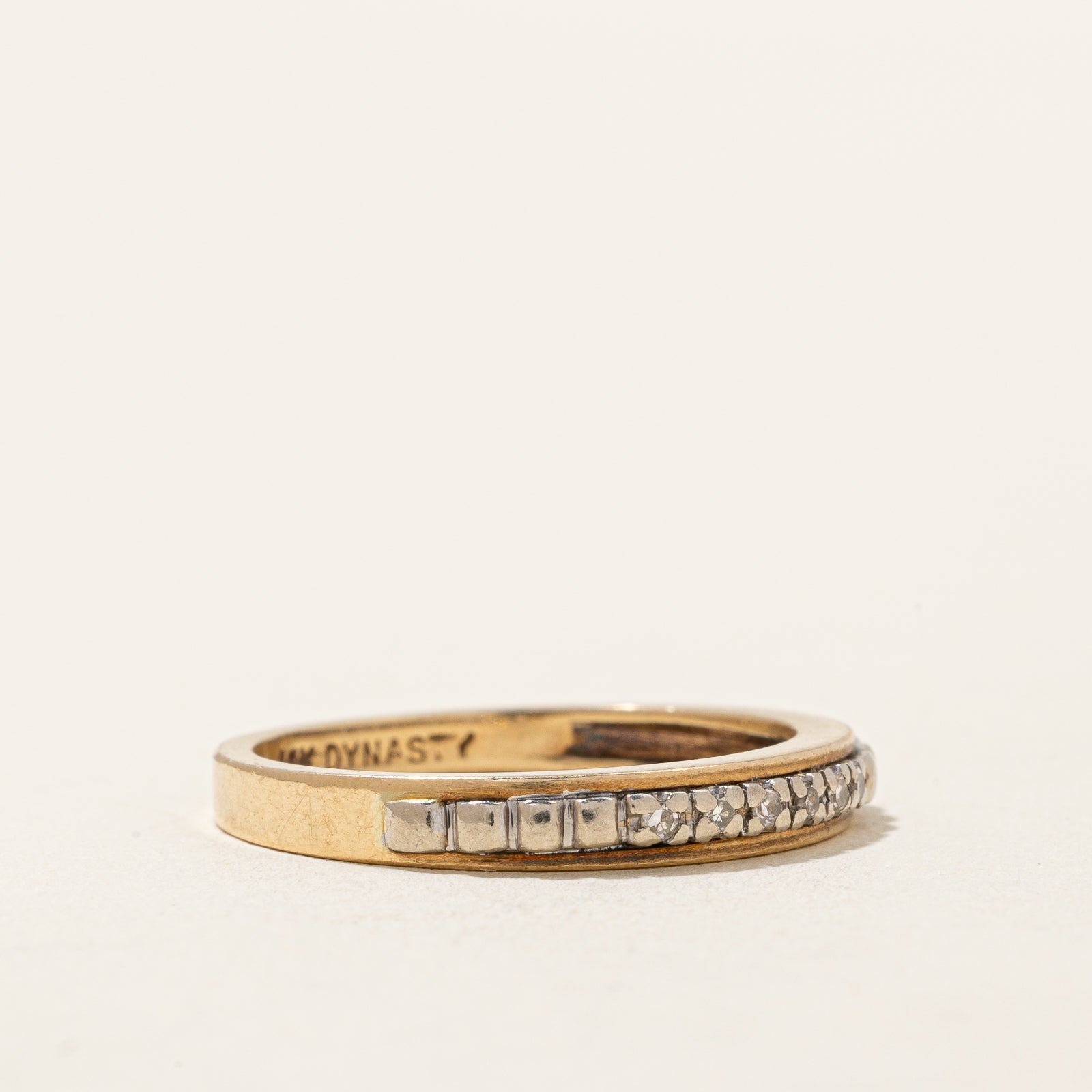 0.04ctw Channel Set Diamond Ring - Size 6.5 | Elegant Wedding Band, Anniversary Gift & Engagement Ring for Women | Perfect for Proposals, Vows & Special Occasions