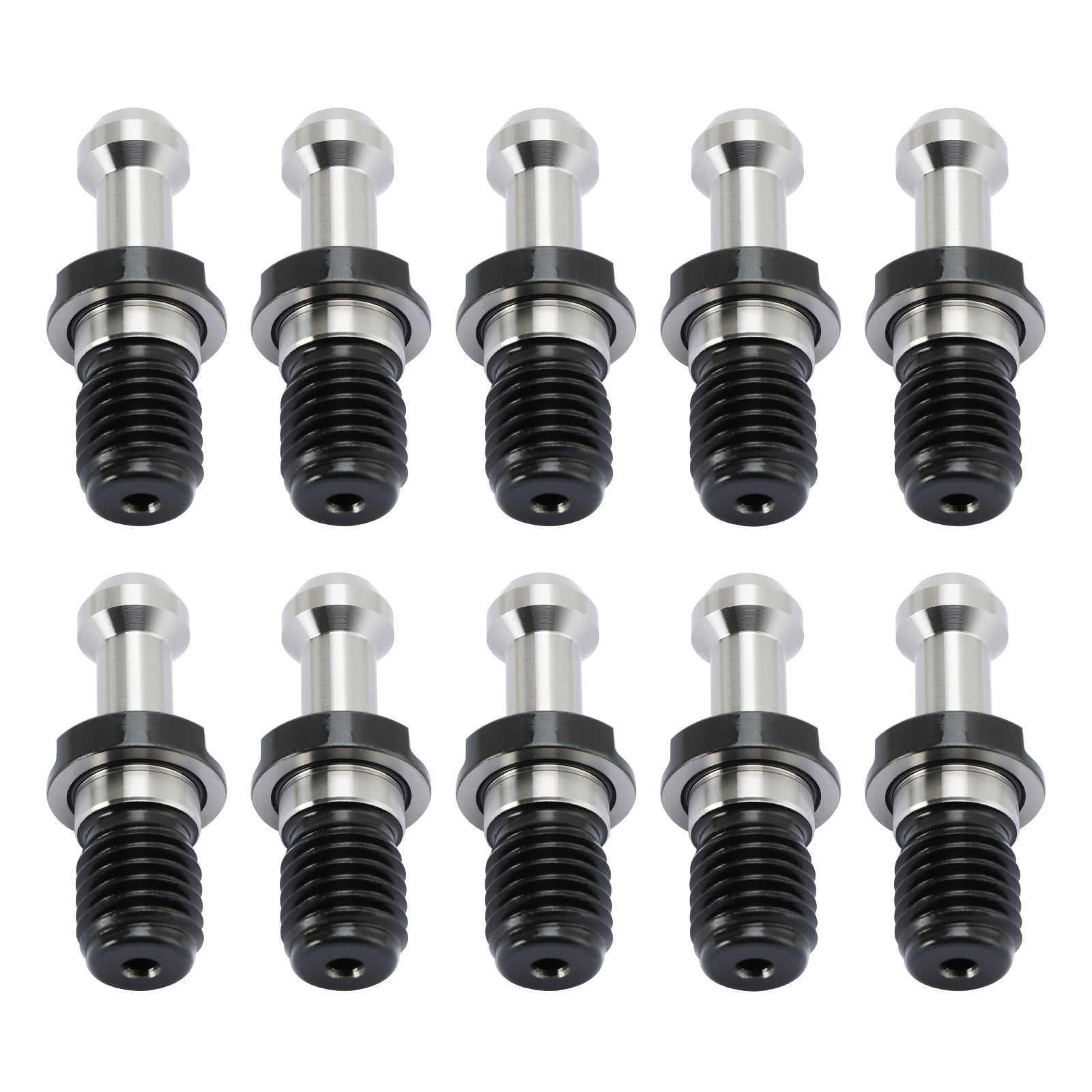 10Pcs CAT40 45° Pull Stud Retention Knob - Compatible with Haas & Other CAT40 CNC Machines - High Precision CNC Tool Holder Accessories - Perfect for Milling, Drilling & Lathe Operations