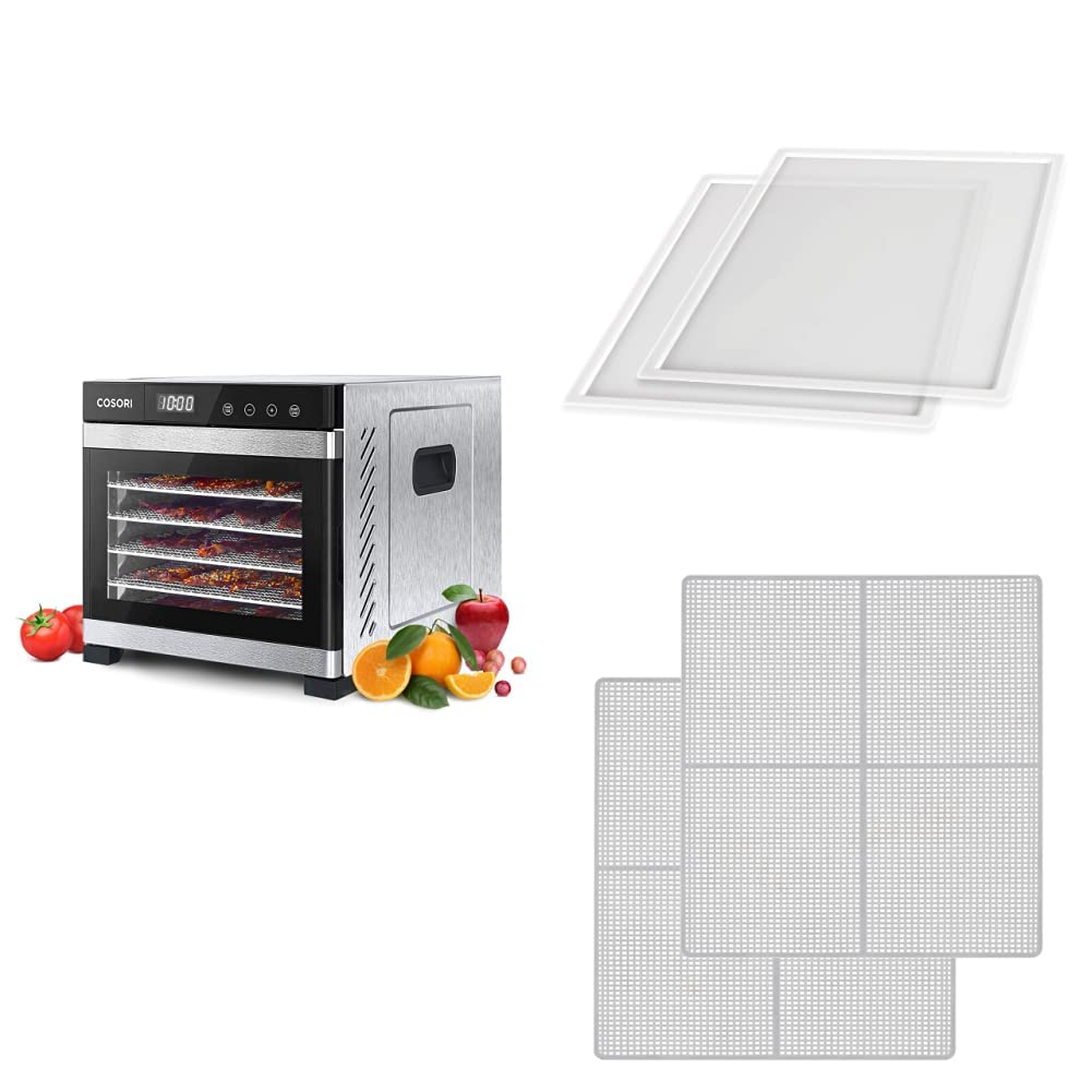 COSORI Food Dehydrator Machine with 5 Fruit Roll Sheets - Make Healthy Fruit Leather, Beef Jerky, Herbs & Vegetables at Home | Perfect for Snacks, Camping & Meal Prep