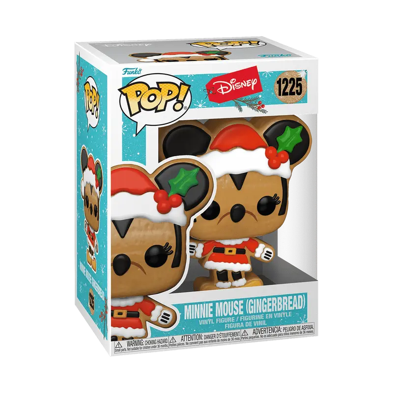 Funko POP! Disney Minnie Mouse GingerBread Collectible Vinyl Figure - Perfect for Disney Fans, Christmas Decor & Gift Giving