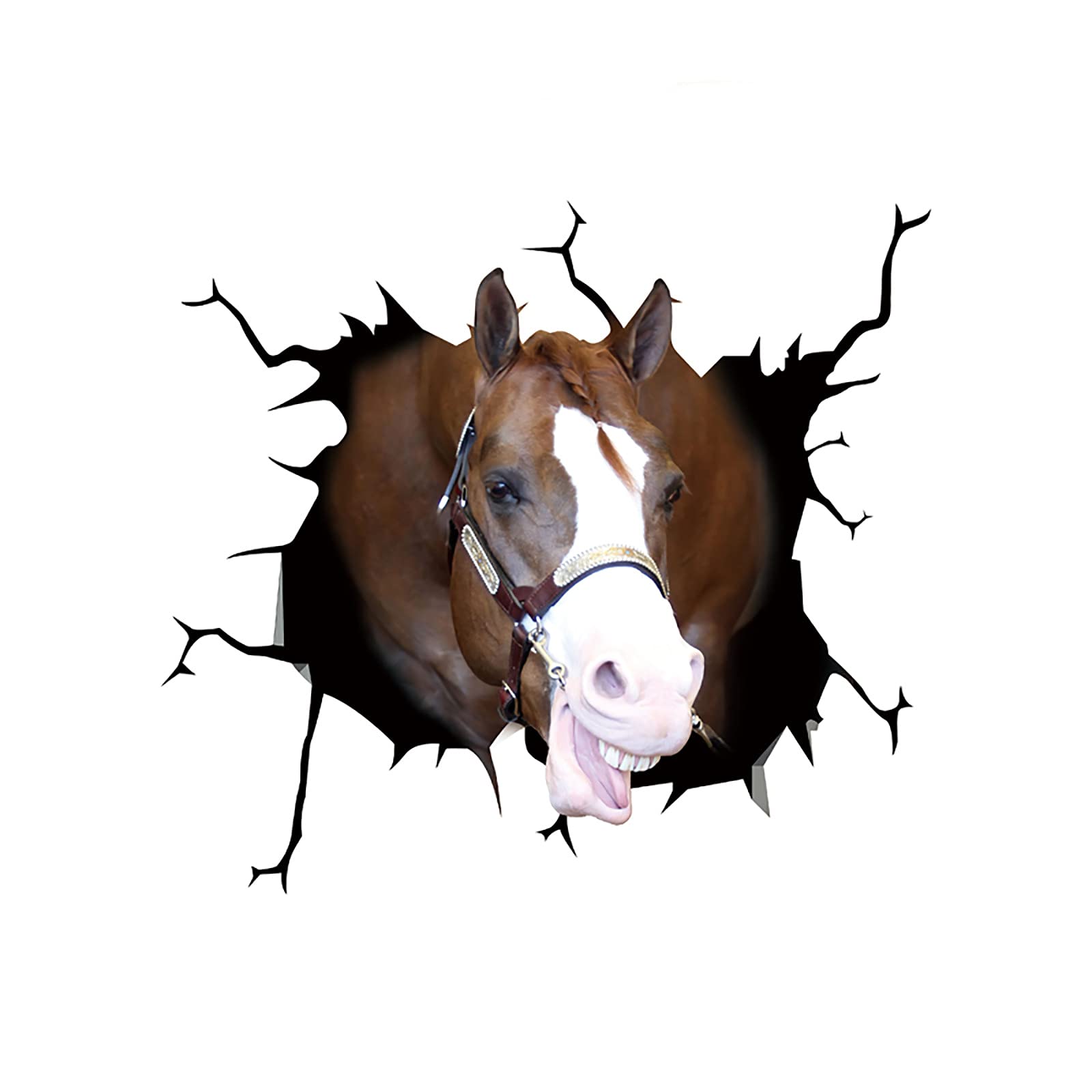 Celendi Boho Wall Decals - Window Stickers for Pet Lovers, Dogs, Puppies, Horses & Bulls - Removable Vinyl Wall Art for Home, Nursery & Office Decor