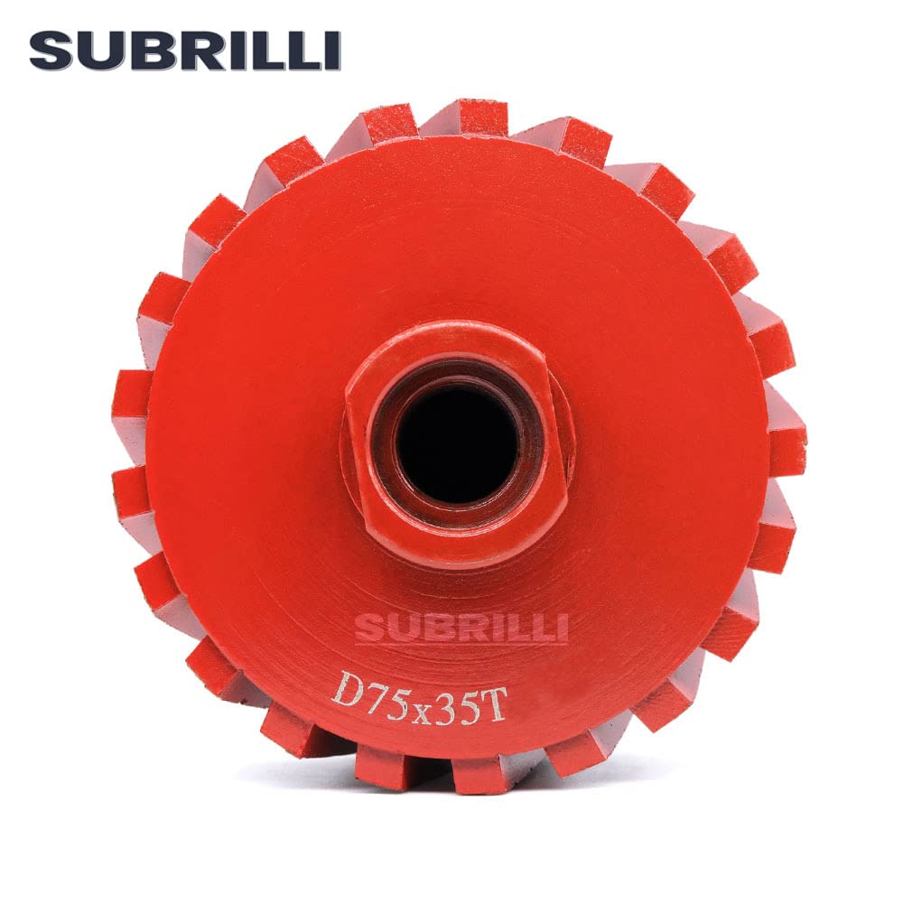 3 Inch Segmented Diamond Drum Wheel - Resin Filled, Zero Tolerance, Coarse Grit with 5/8