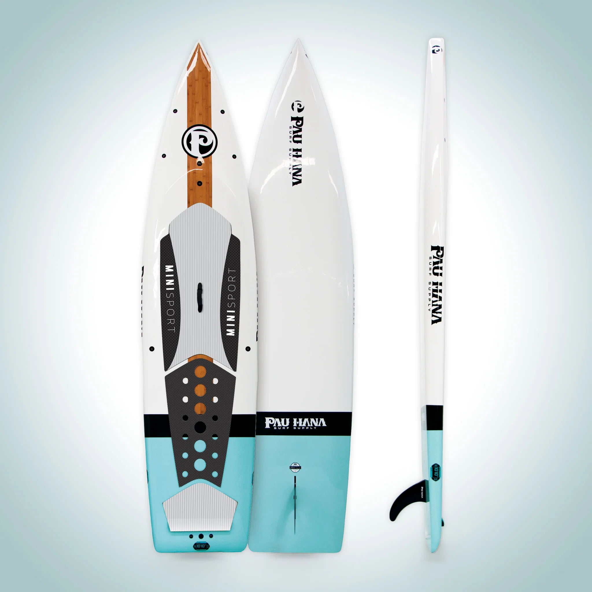 Pau Hana 10'10 Mini Sport Fitness Stand Up Paddle Board - Lightweight & Durable SUP for Yoga, Surfing & Workouts - Perfect for Lakes, Rivers & Ocean Adventures