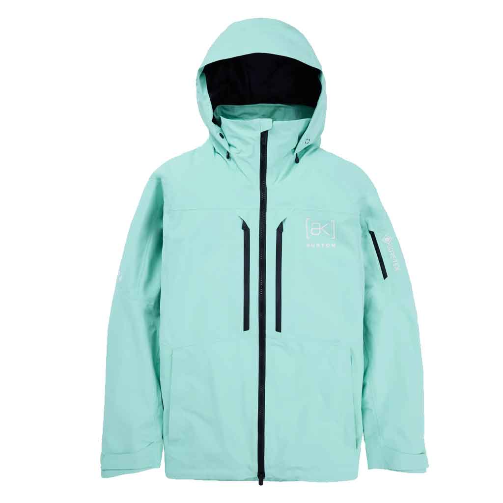 Burton 24/25 AK Swash Gore-Tex Jacket - Powder Mint Color | Waterproof Snowboard Jacket for Men & Women | Perfect for Skiing, Snowboarding & Winter Outdoor Adventures