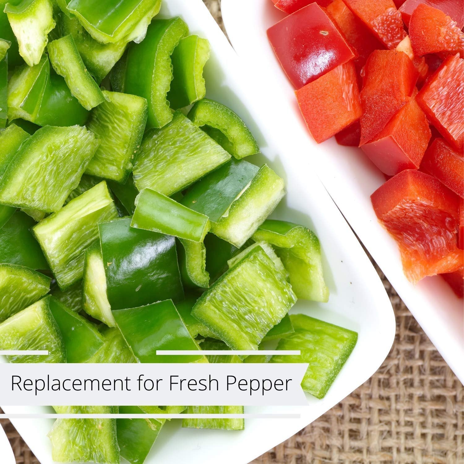 Fresh Red & Green Bell Peppers Mix - 3 lbs Bulk Pack, Gallon Size Jug - Perfect for Salads, Stir-Fries & Healthy Snacks