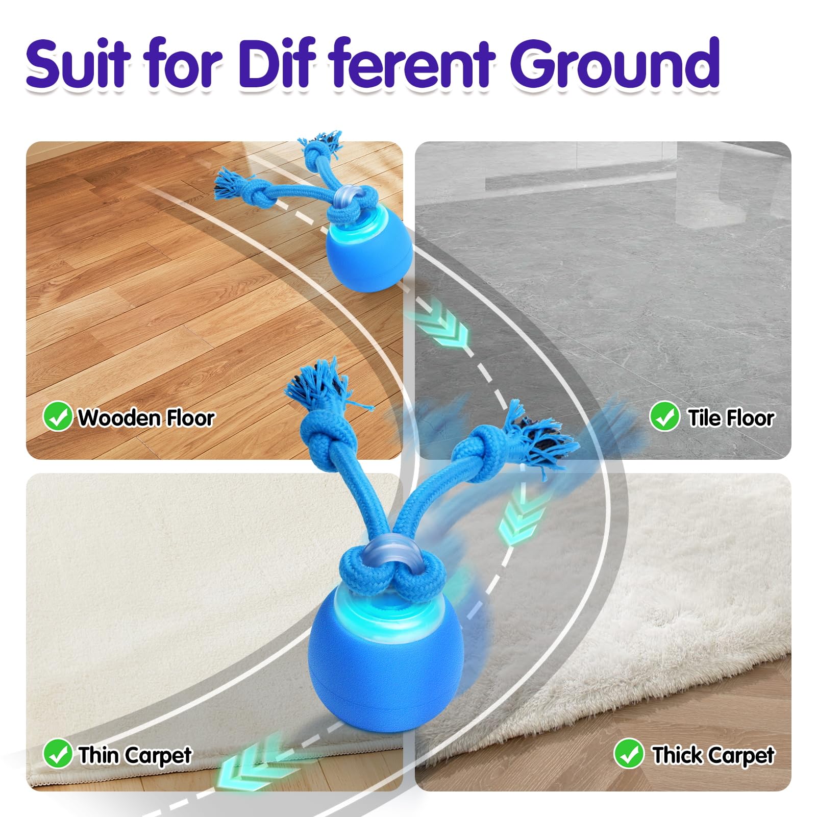 Interactive Electric Dog Ball Toy - Rechargeable Touch Wake-Up with Chirping Sounds for Indoor & Outdoor Play - Fun Pet Training & Exercise Toy for Small & Large Dogs