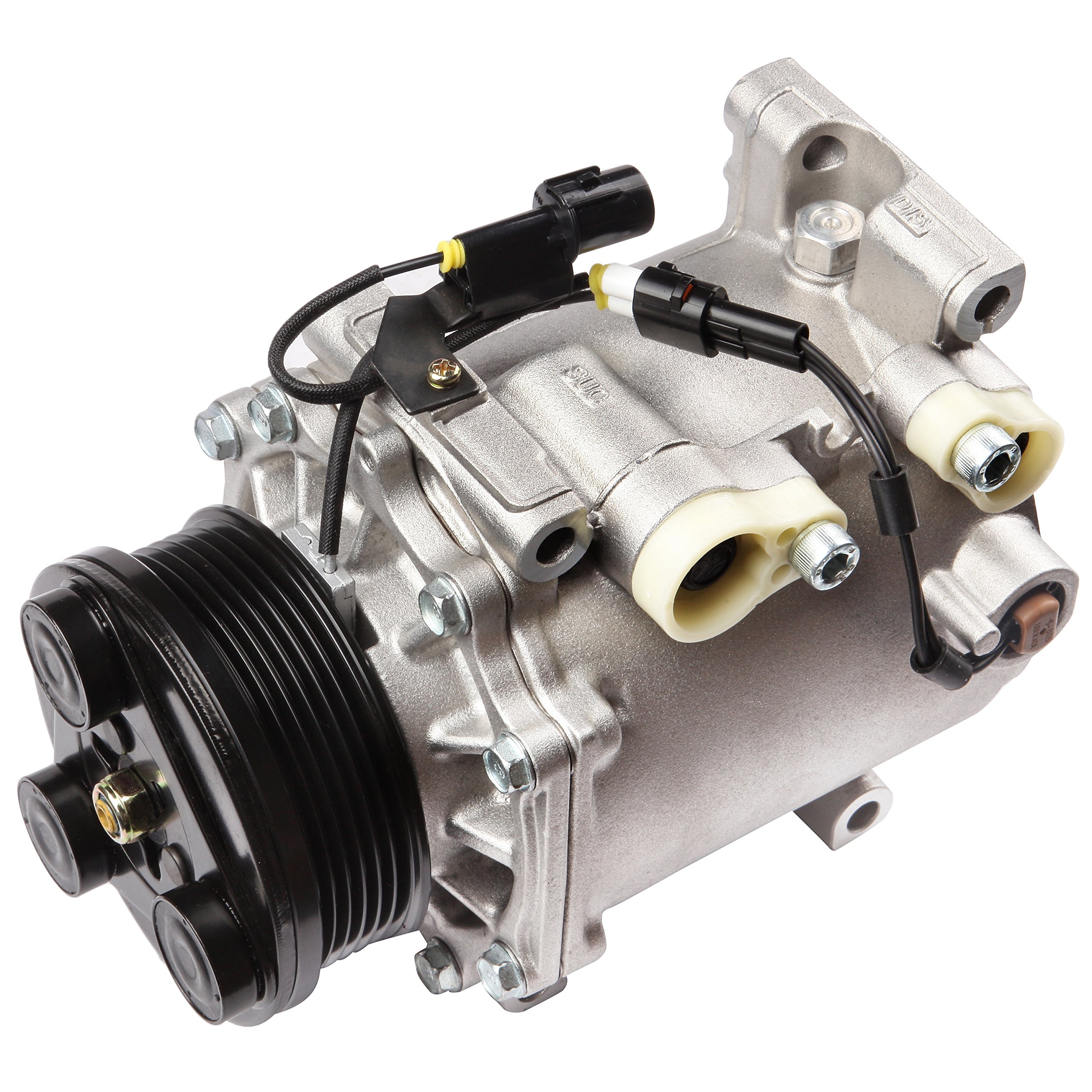 Mitsubishi AC Compressor with Clutch - Compatible with Endeavor 3.8L (2004-2011), Eclipse 3.8L (2006-2012) & Galant 3.8L (2005-2009) - Replacement Auto Part for Cooling System Repair | Perfect for Summer Driving & Long Road Trips