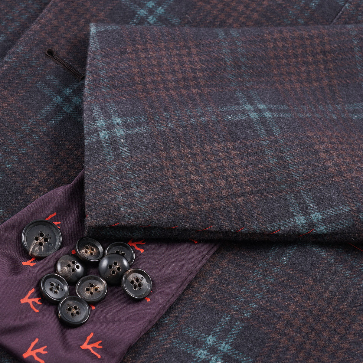 Isaia Men's Flannel Wool Cashmere Sport Coat - Premium Tailored Blazer for Business, Office & Formal Events