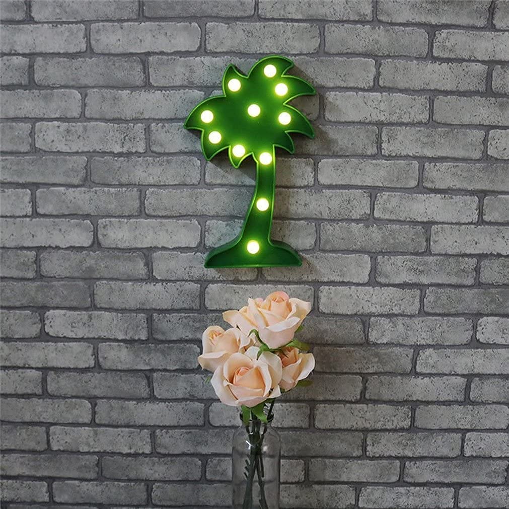 Cloud Marquee Sign Lamp - Battery Operated Moon Night Light with Palm Tree Design | Perfect for Bedroom Decor, Nursery Lighting, and Romantic Atmosphere