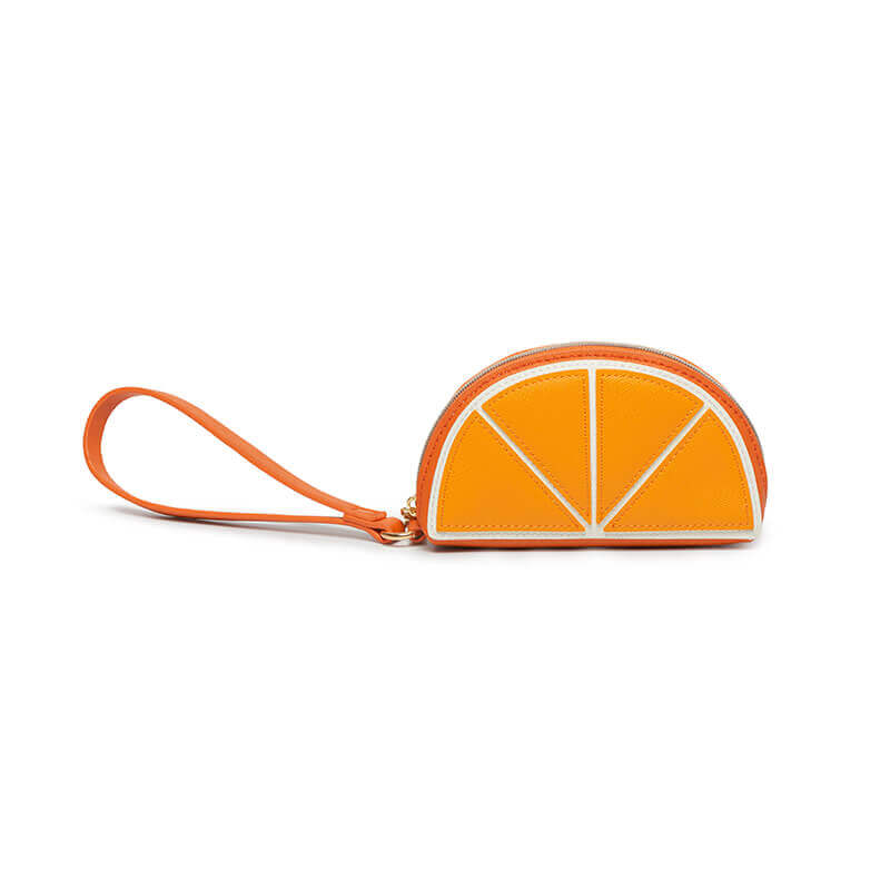 Orange Slice Applique Crossbody Bag - Cute Fruit Design Handbag for Women - Perfect for Casual Outings, Beach Trips, and Summer Fashion