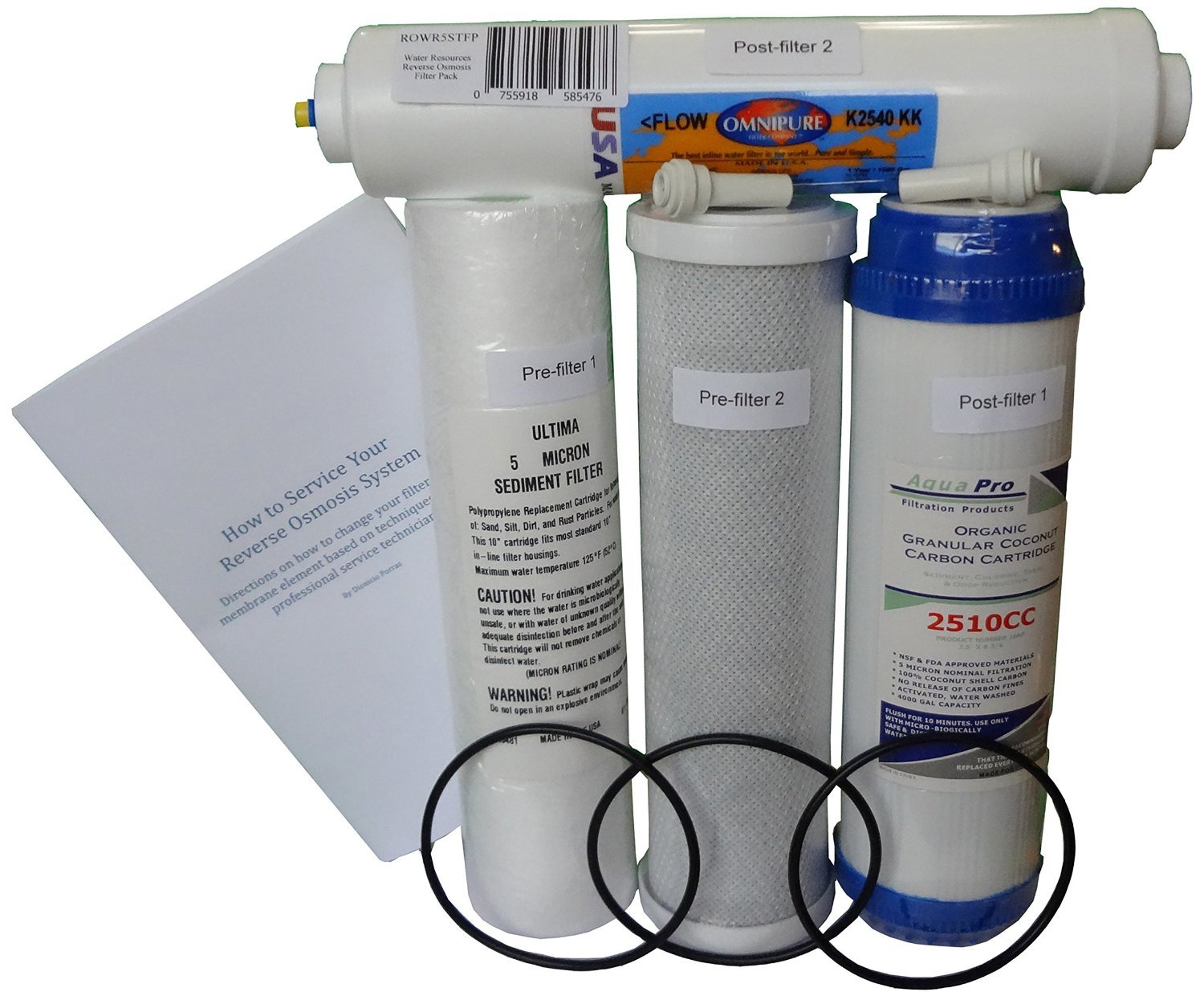 5-Stage Reverse Osmosis Water Filter System for Home - High Efficiency RO Filtration for Clean Drinking Water, Kitchen & Under Sink Use