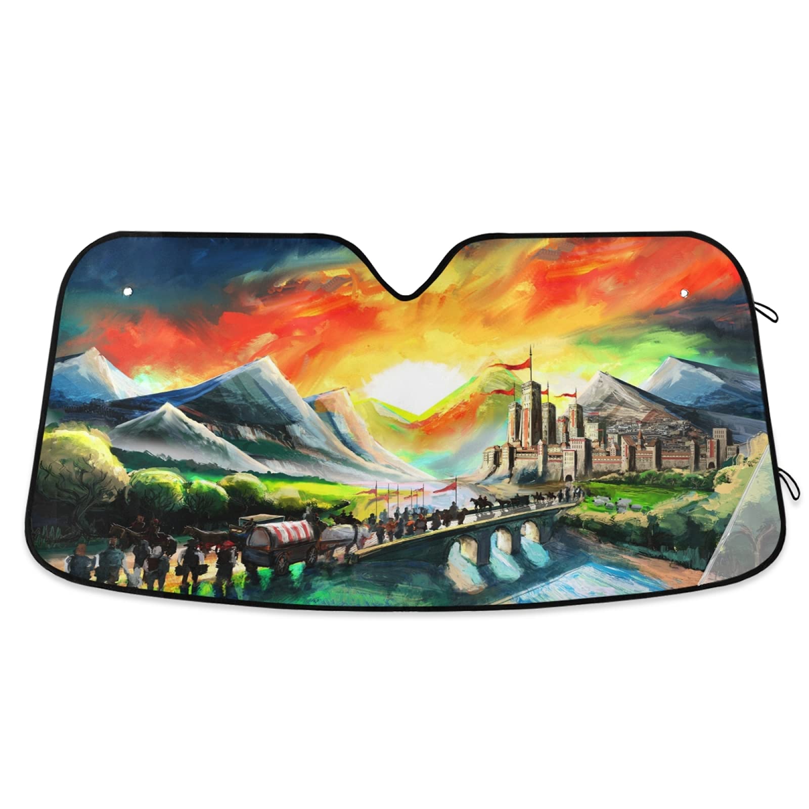 Universal Fit Car Windshield Sunshade 55