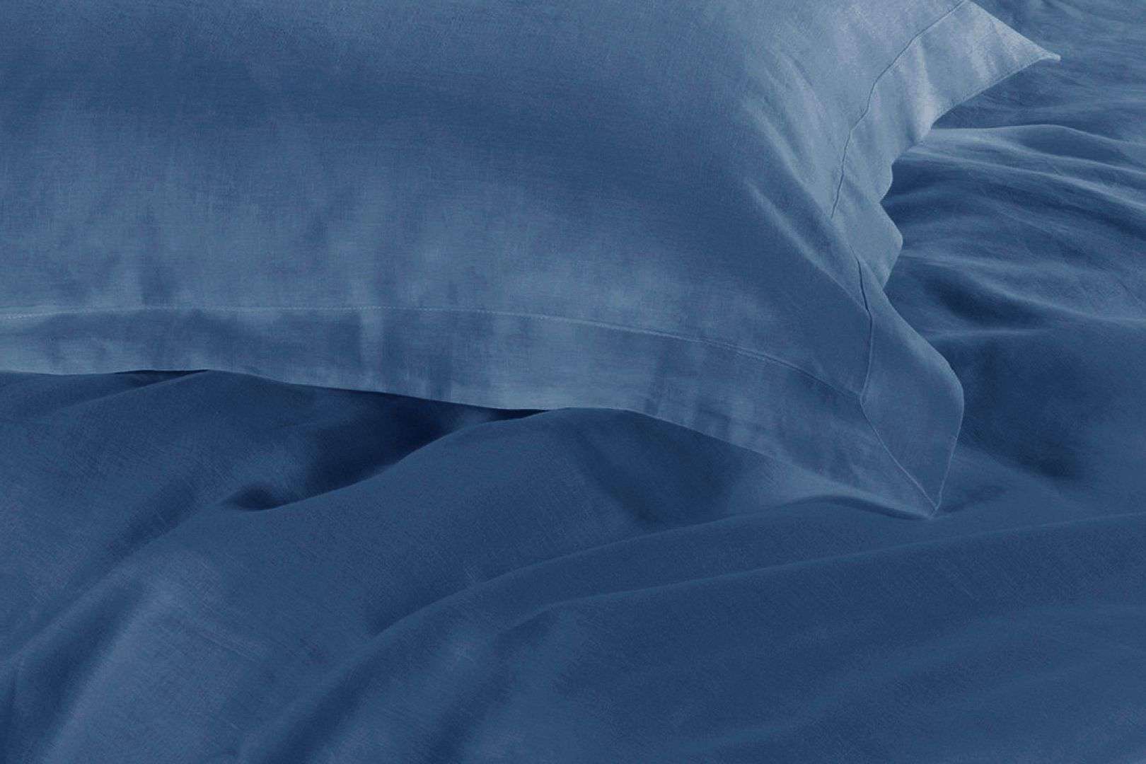 Premium 1000TC Queen Size Quilt Cover Set - Soft Greyish Blue Duvet Cover with Zipper Closure | Luxury Bedding for Master Bedroom & Guest Room Decor