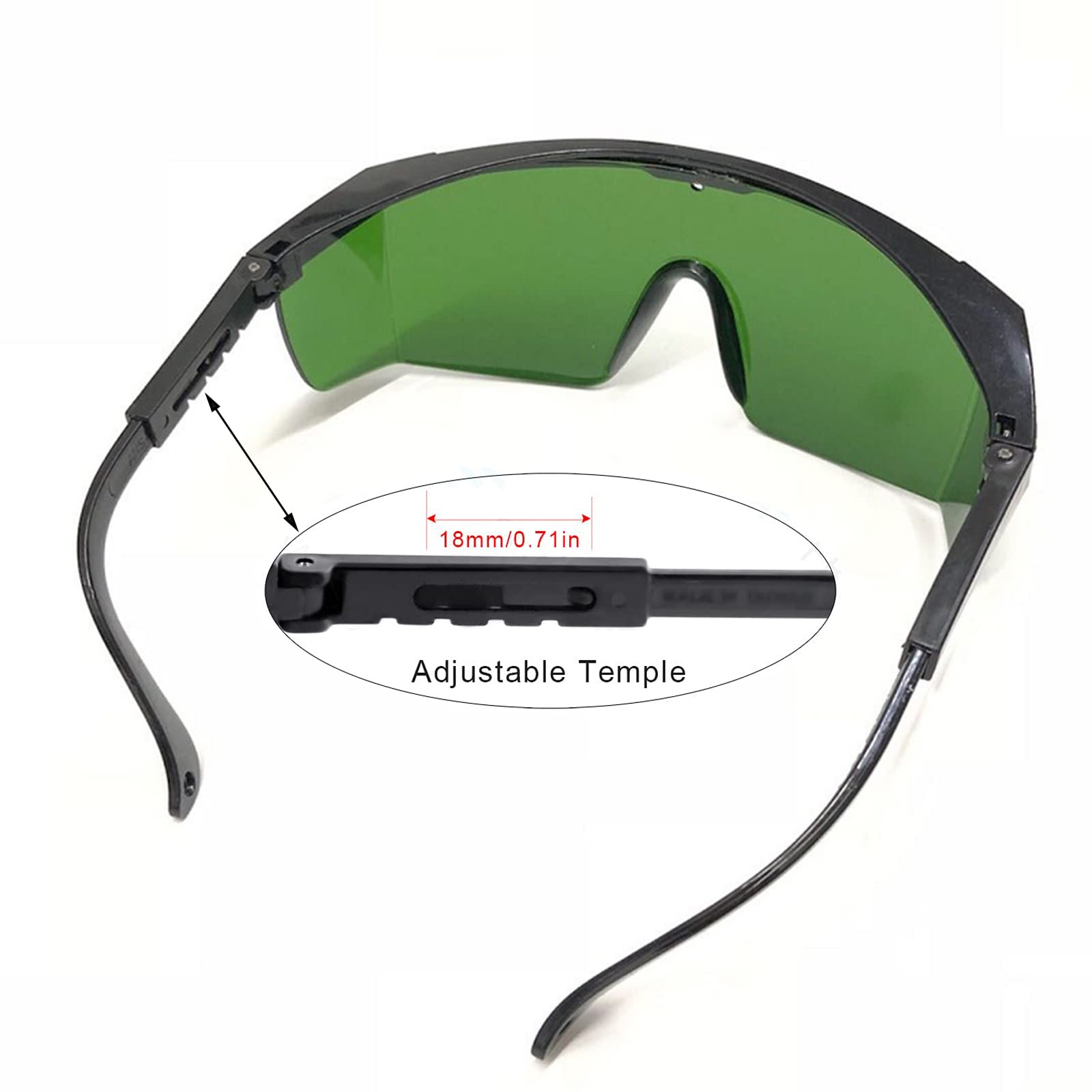 IPL Laser Safety Glasses 200nm-2000nm UV Protection - Laser Hair Removal Protective Eyewear for Home & Professional Use