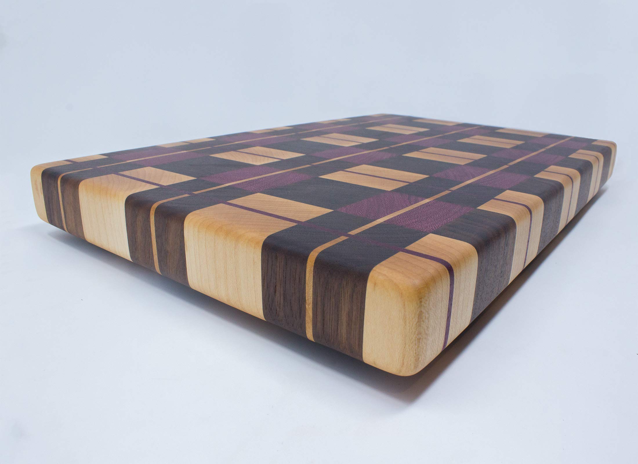 Premium Purpleheart Wood End Grain Cutting Board - Durable & Stylish for Kitchen, Charcuterie, and Serving - Perfect for Chefs & Home Cooks