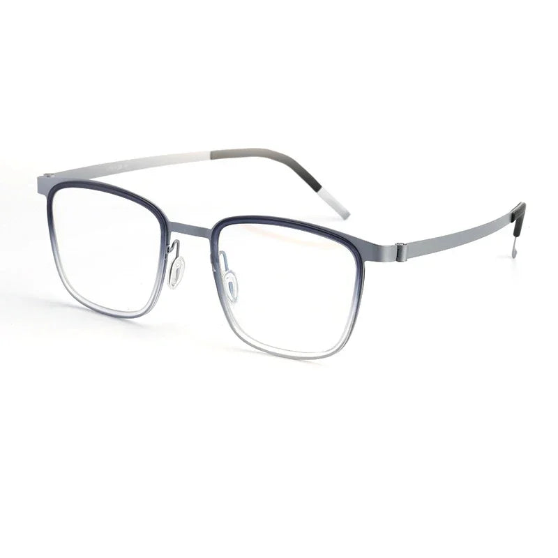 Aror Women's Full Rim Square Acetate Titanium Eyeglasses Frame 49715 - Lightweight & Durable for Work, Reading & Fashion
