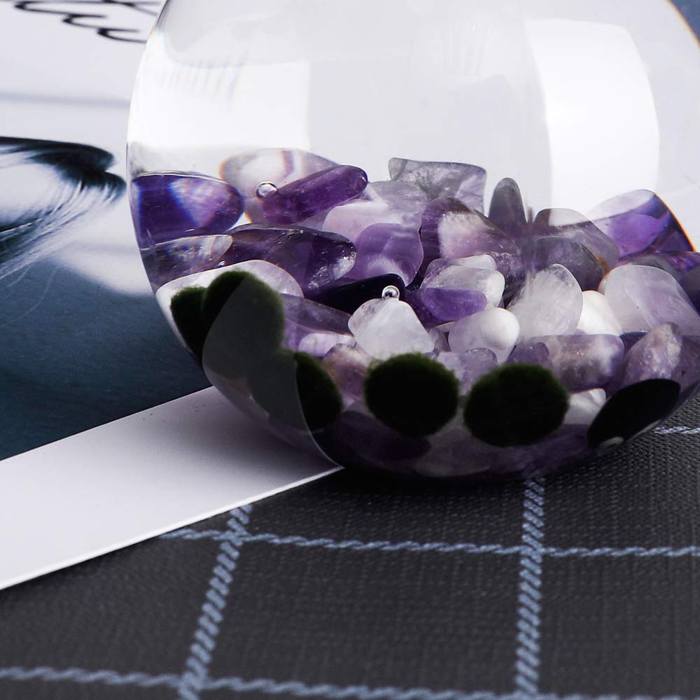 Crushed Gemstone Chips for Jewelry Making, DIY Crafts, and Home Decor - Natural Tumbled Stone Chips for Beading, Vase Fillers, and Decorative Accents
