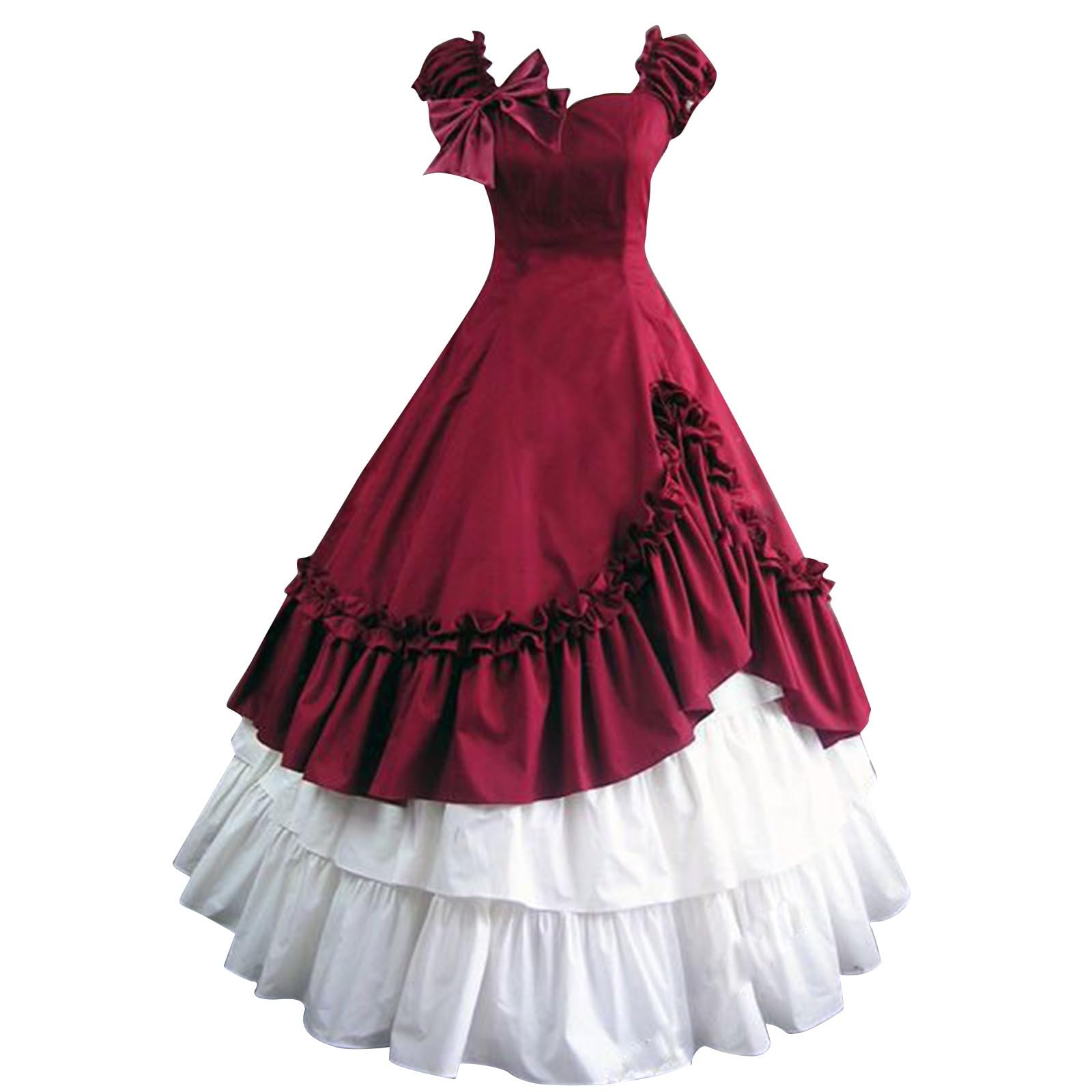 Gothic Southern Belle Victorian Dress for Women - Marie Antoinette Inspired Wedding Ball Gown | Rococo Masquerade Prom Dress for Halloween, Cosplay & Historical Reenactments