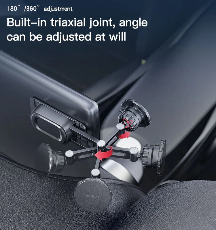 Yesido C155 Magnetic Car Phone Holder for Tesla Model 3 & Y - Universal Hidden Floating Screen Mount with ABS & 3M Glue - Perfect for Hands-Free Navigation & Streaming While Driving