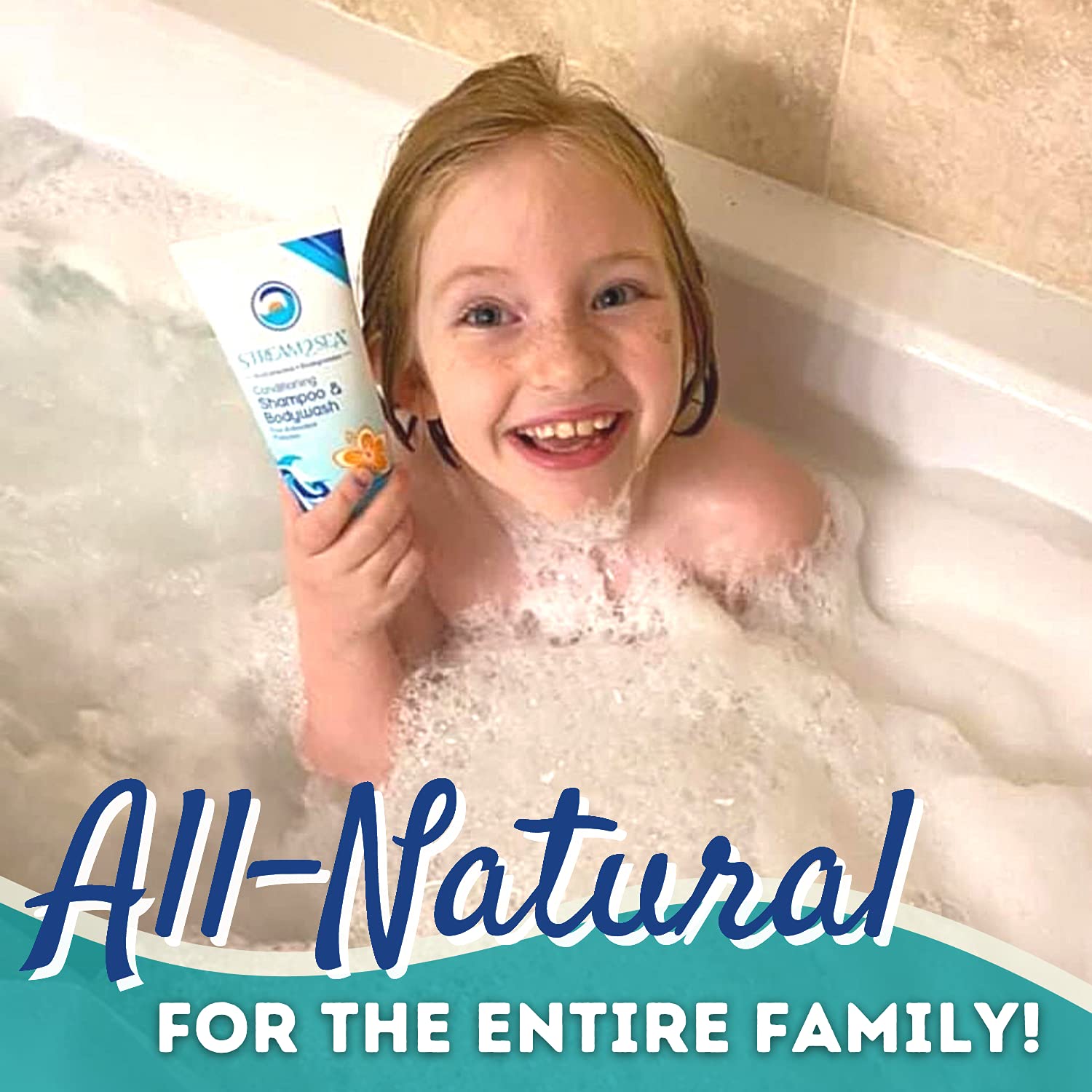 STREAM 2 SEA 3-in-1 Shampoo, Body Wash & Conditioner | Reef Safe, All Natural & Organic | Sulfate & Paraben Free | 32 oz | Perfect for Camping, Travel & Outdoor Adventures | Gentle Skin & Hair Care for Men & Women