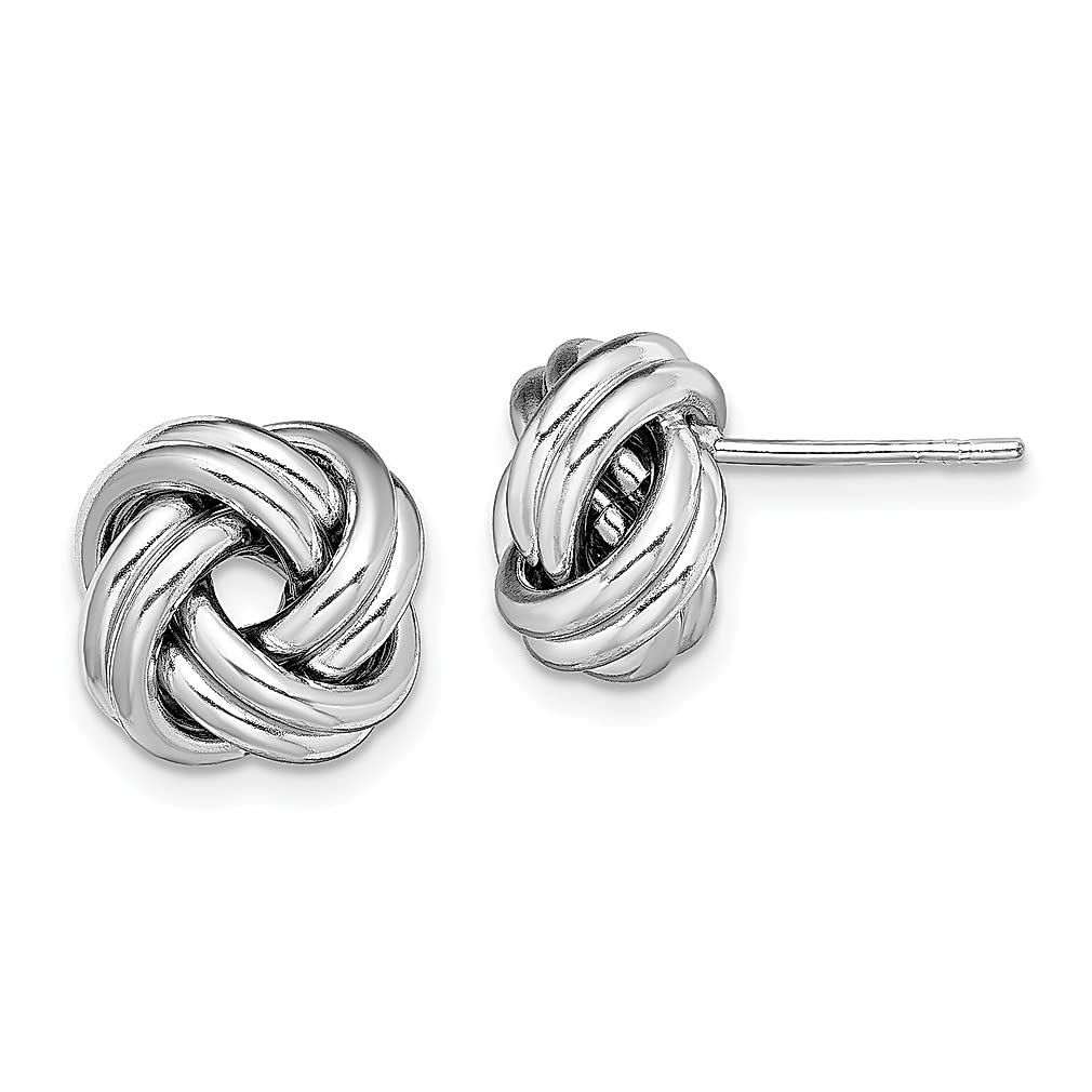 925 Sterling Silver Love Knot Earrings for Women - Elegant Fine Jewelry Gift for Her - Perfect for Valentine's Day, Anniversary & Romantic Occasions