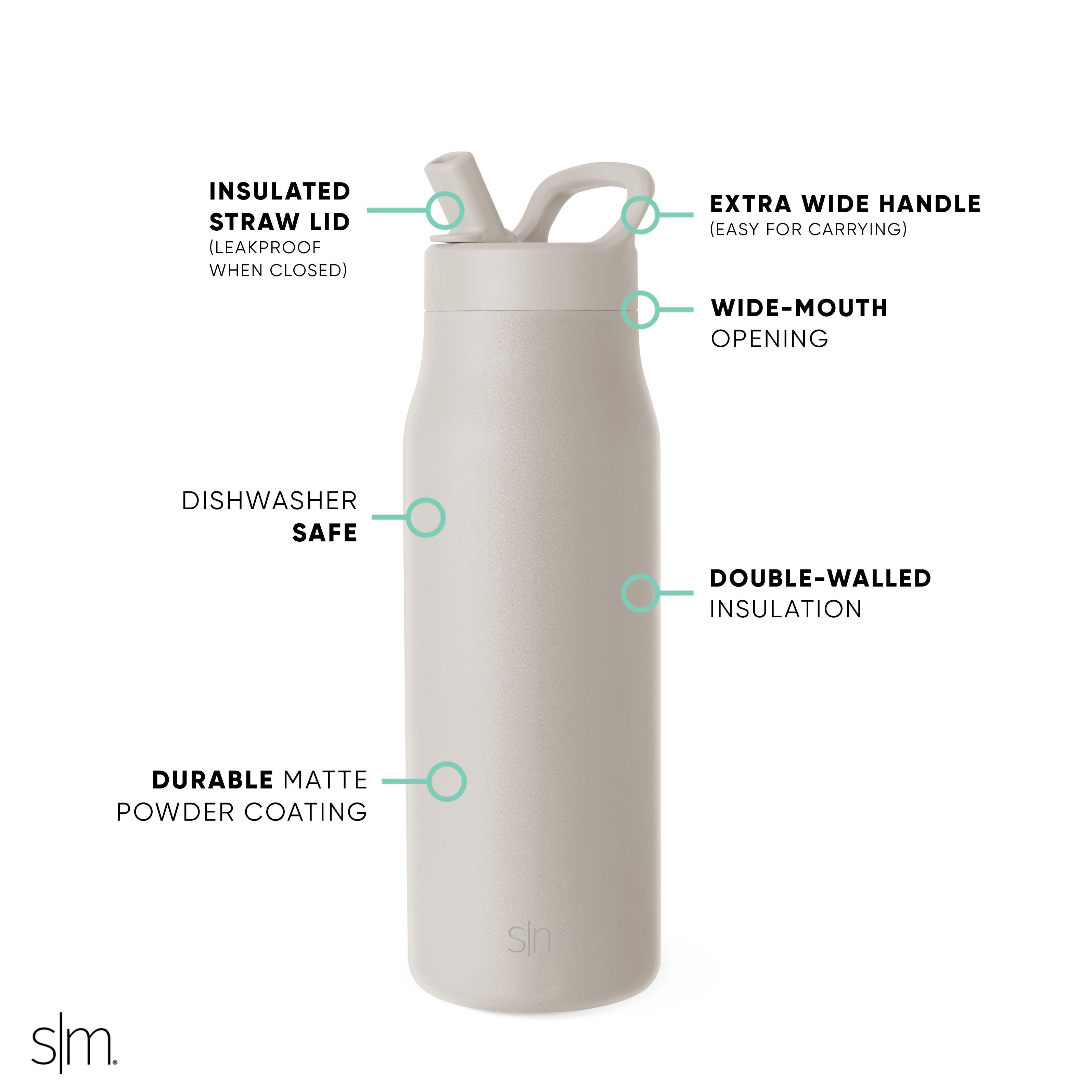 Reusable Manual Straw Lid for Cups & Tumblers - Eco-Friendly Travel & Office Drinkware Accessory