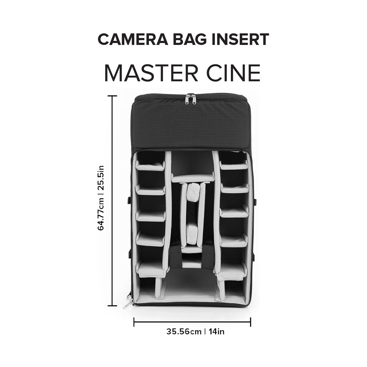 F-Stop Master Cine ICU Camera Backpack (Black) - Professional DSLR & Mirrorless Gear Storage for Travel, Hiking & Outdoor Photography
