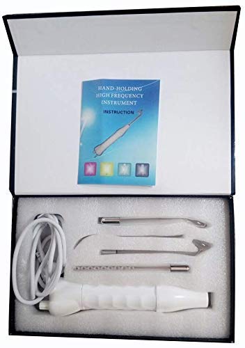 Patly High Frequency Beauty Device for Acne Treatment, Anti-Aging & Wrinkle Reduction - Skin Care Therapy Tool (Multi-Color) - Perfect for Home Facial, Spa & Professional Skincare Treatments