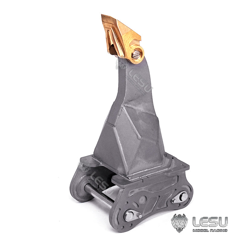 LESU 1/14 C374 RC Hydraulic Excavator Metal Heavy Duty Ripper Fork Bucket with Quick Detach Fixed Mount & Protective Fences - Perfect for Construction Simulation, RC Model Excavator Play, and DIY Miniature Engineering Projects