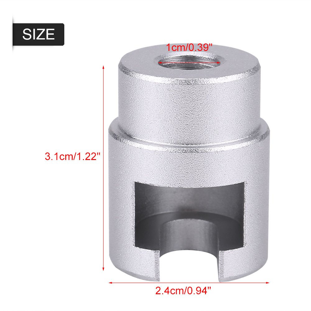 High-Quality M10 Car Dent Repair Adapter - Aluminum Alloy Puller Head for Slide Hammer & Pulling Tab | Professional Auto Body Repair Tool | Perfect for DIY Dent Removal & Auto Shop Repairs