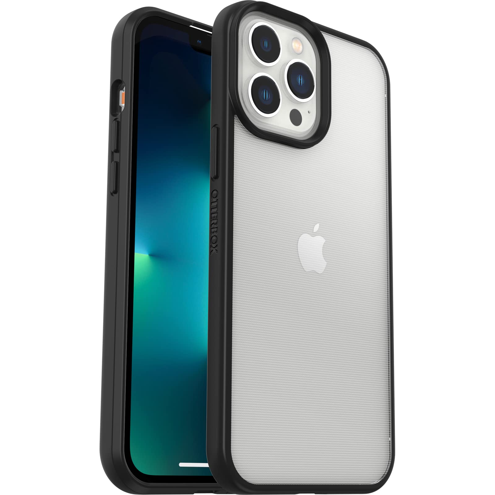 OtterBox PREFIX SERIES Protective Case for iPhone 13 Pro Max & iPhone 12 Pro Max - Black Crystal Clear | Slim Shockproof Cover with Drop Protection | Perfect for Work, Travel & Outdoor Activities