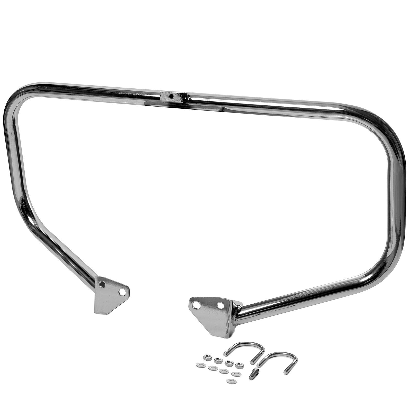 Krator Engine Guard Crash Bar for Harley Davidson CVO Fat Bob FXDFSE2 (2010) - Heavy Duty Highway Mustache Bar for Motorcycle Protection & Style | Perfect for Long Rides & Urban Commuting