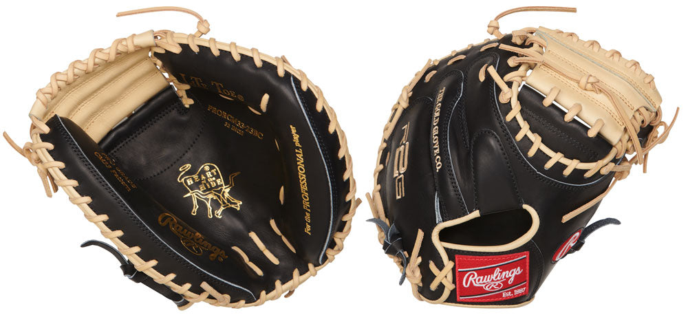 Rawlings Heart of the Hide R2G Series Catcher's Mitt 33 Inch - PRORCM33 23BC | Professional Baseball Glove for Catchers | Perfect for MLB, College & High School Games